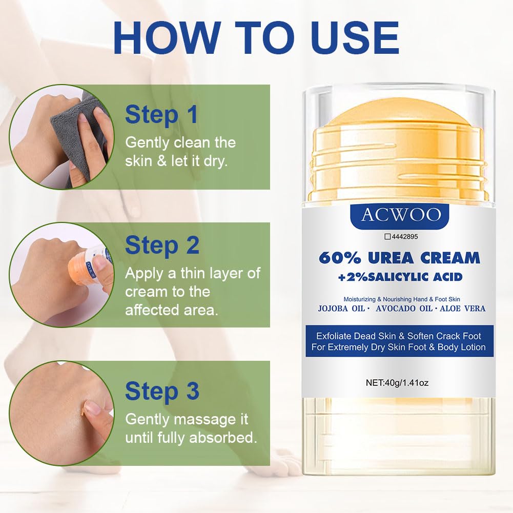 ACWOO 60% Urea Deep Moisturising Cream