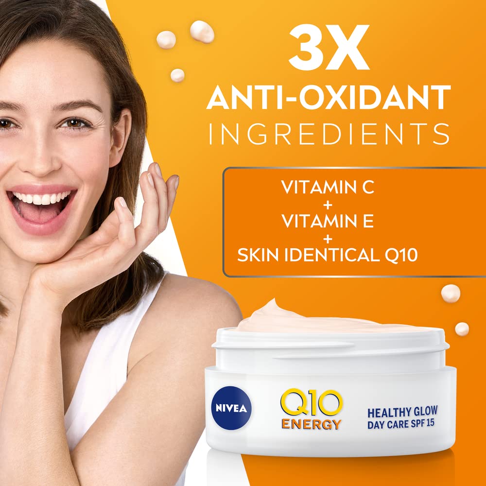 NIVEA Q10 Anti-Wrinkle Radiance Boost Day Cream SPF 15