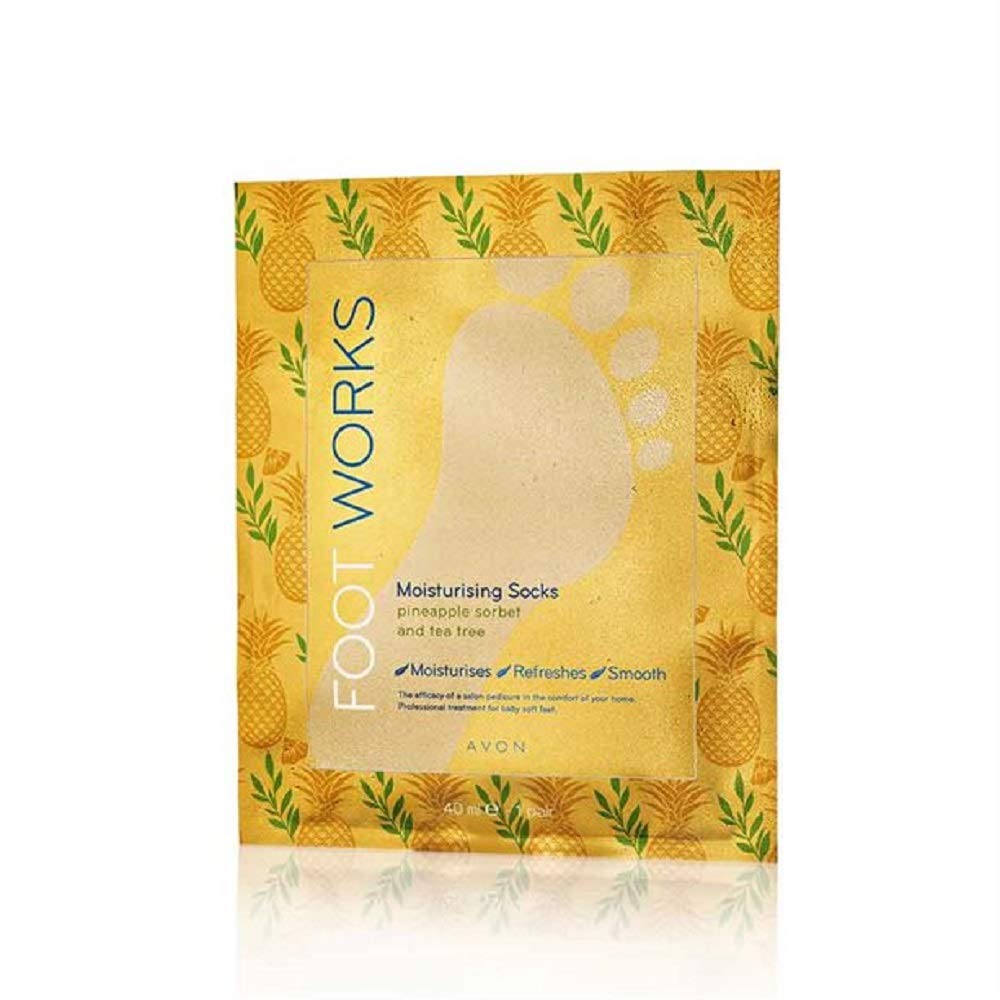 Avon Foot Works Revitalising Mask Socks with Vitamin E