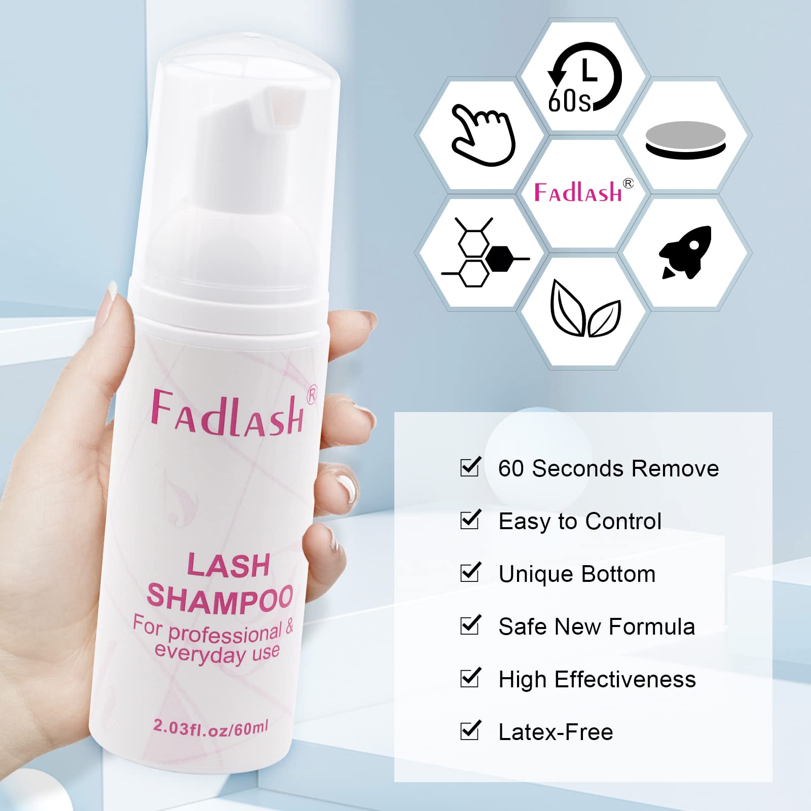 FADLASH Eyelash Extension Shampoo - 60ml