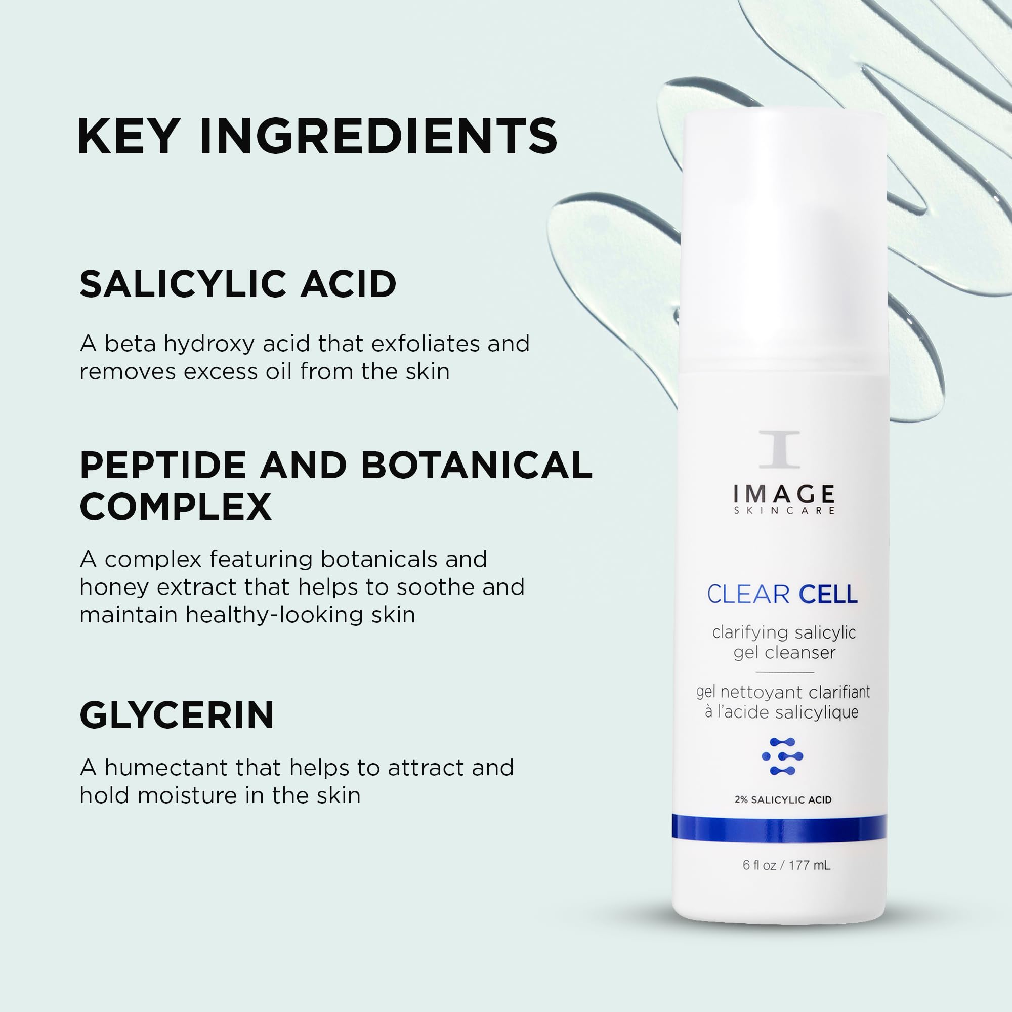 IMAGE Skincare CLEAR CELL Salicylic Gel Cleanser 177 mL