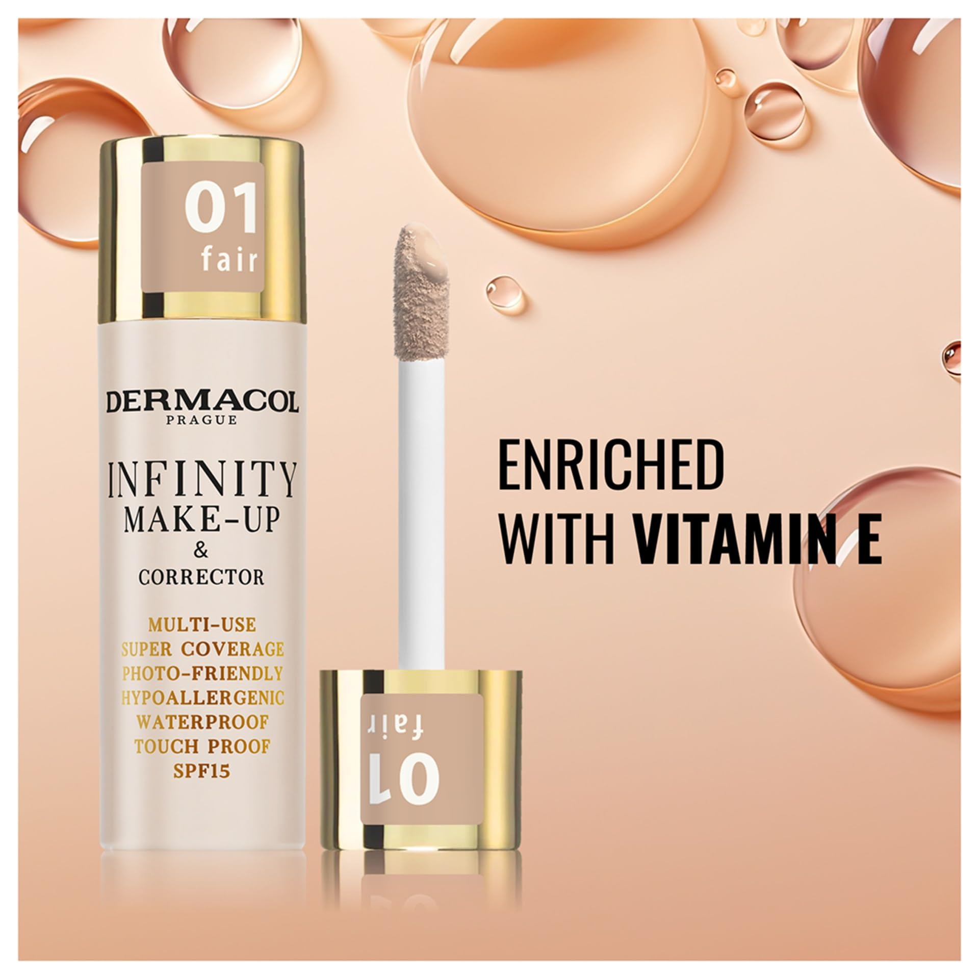 Dermacol Infinity Make-up & Corrector - 04 Bronze