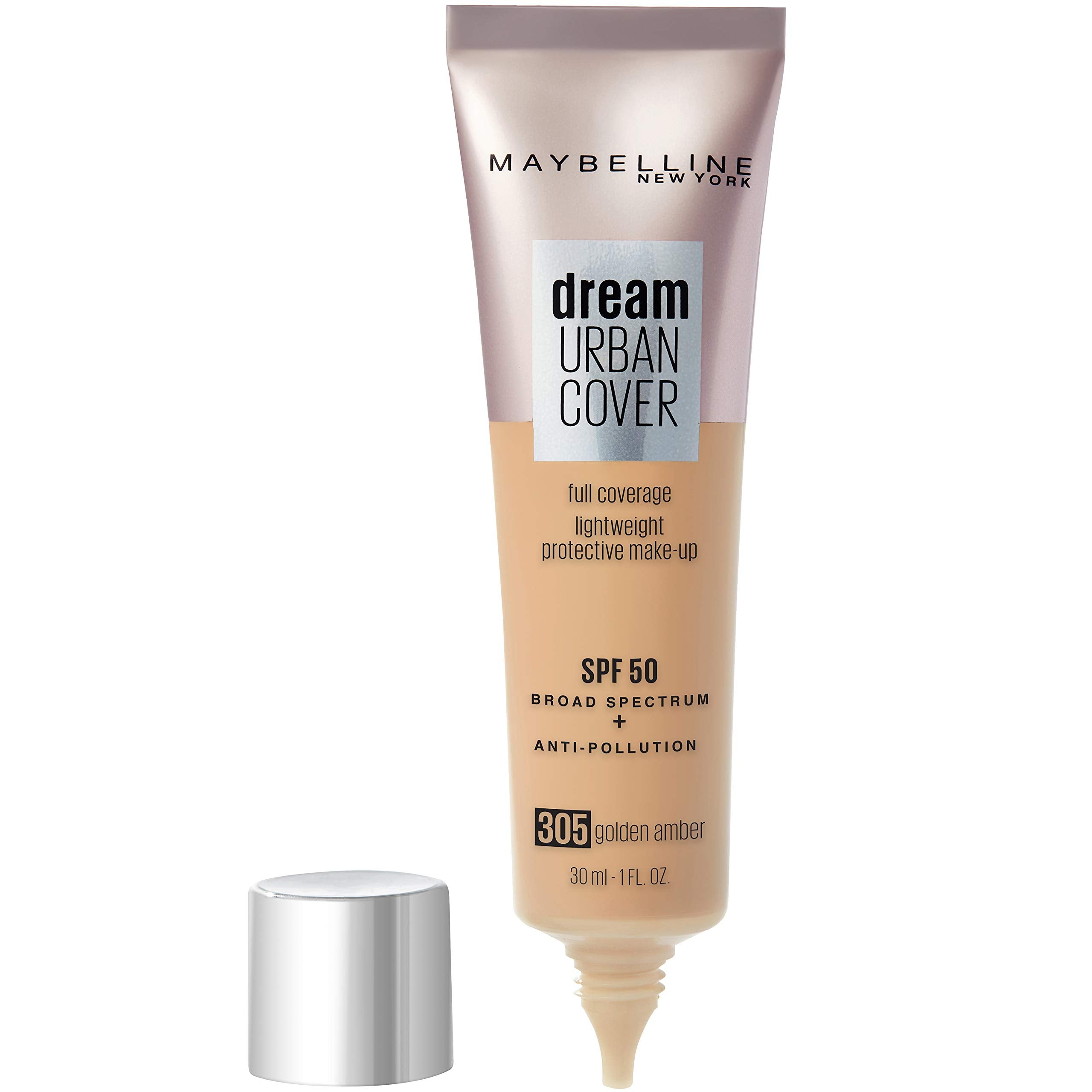 Maybelline Dream Urban Cover Protective Makeup SPF 50 - 305 Golden Amber