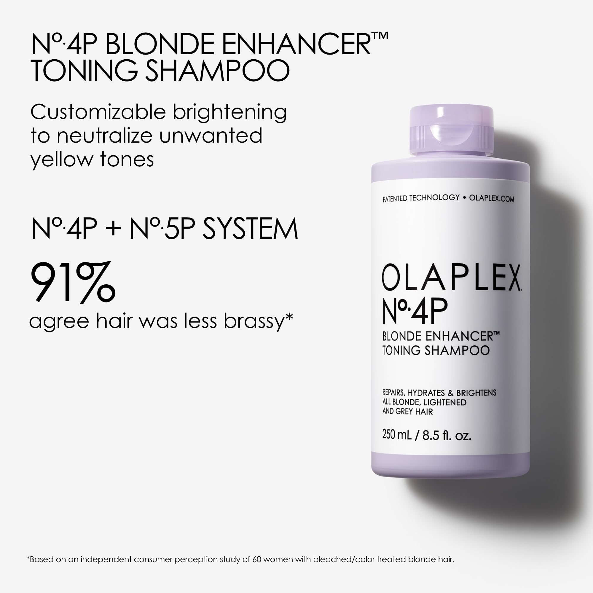 Olaplex No. 4P Blonde Enhancer Shampoo 250ml