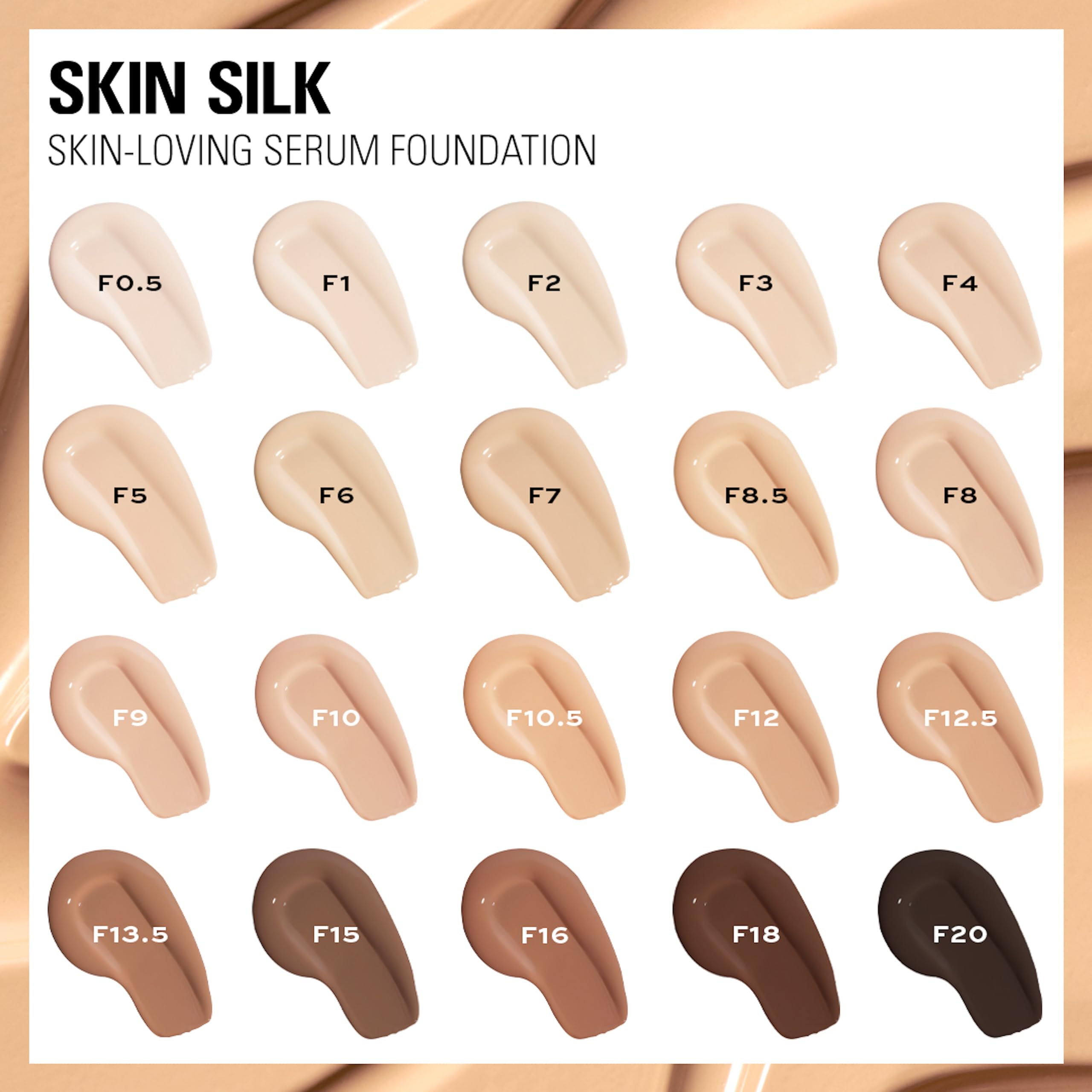 Makeup Revolution Skin Silk Serum Foundation F7 - 23ml