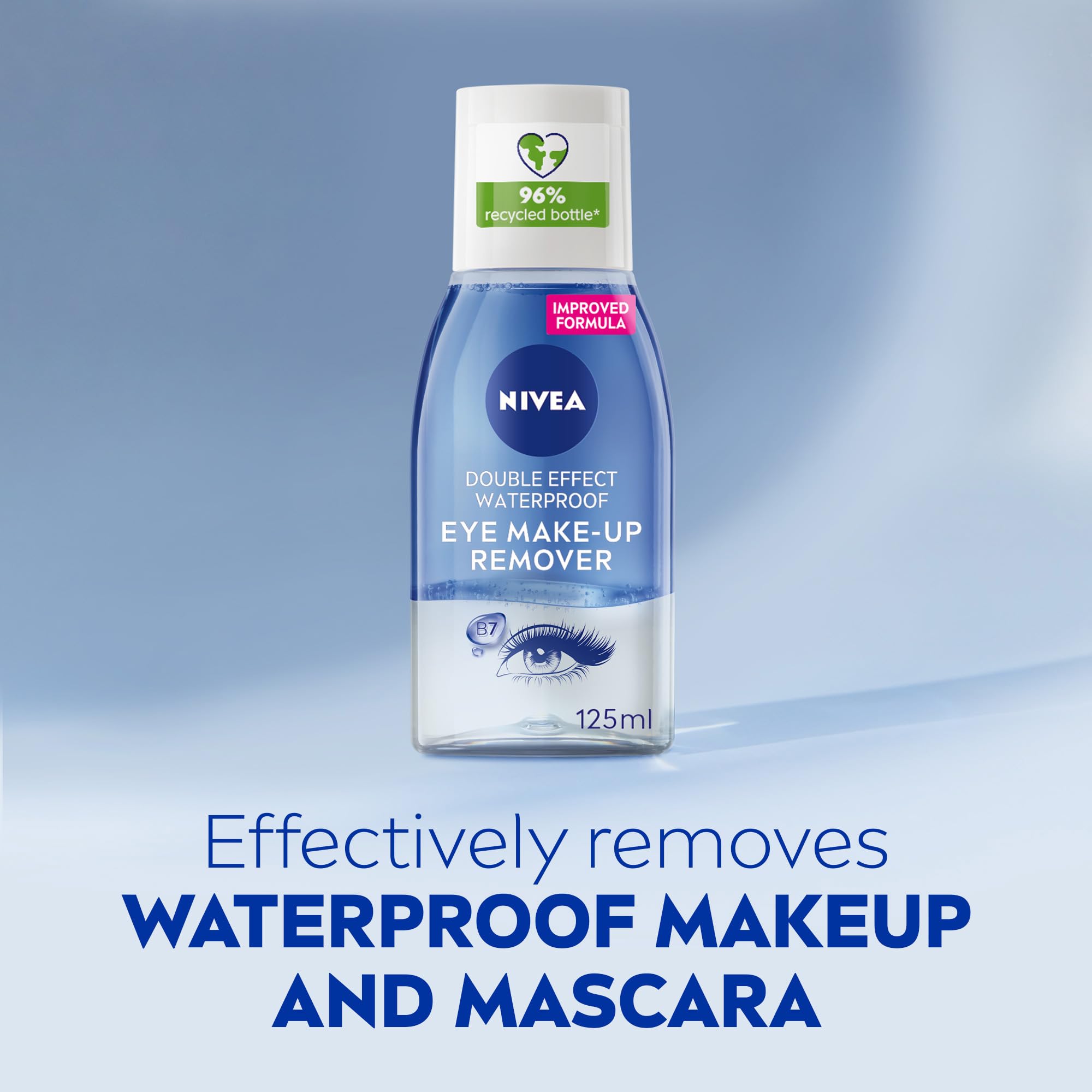 NIVEA Double Effect Waterproof Eye Make-Up Remover 125ml