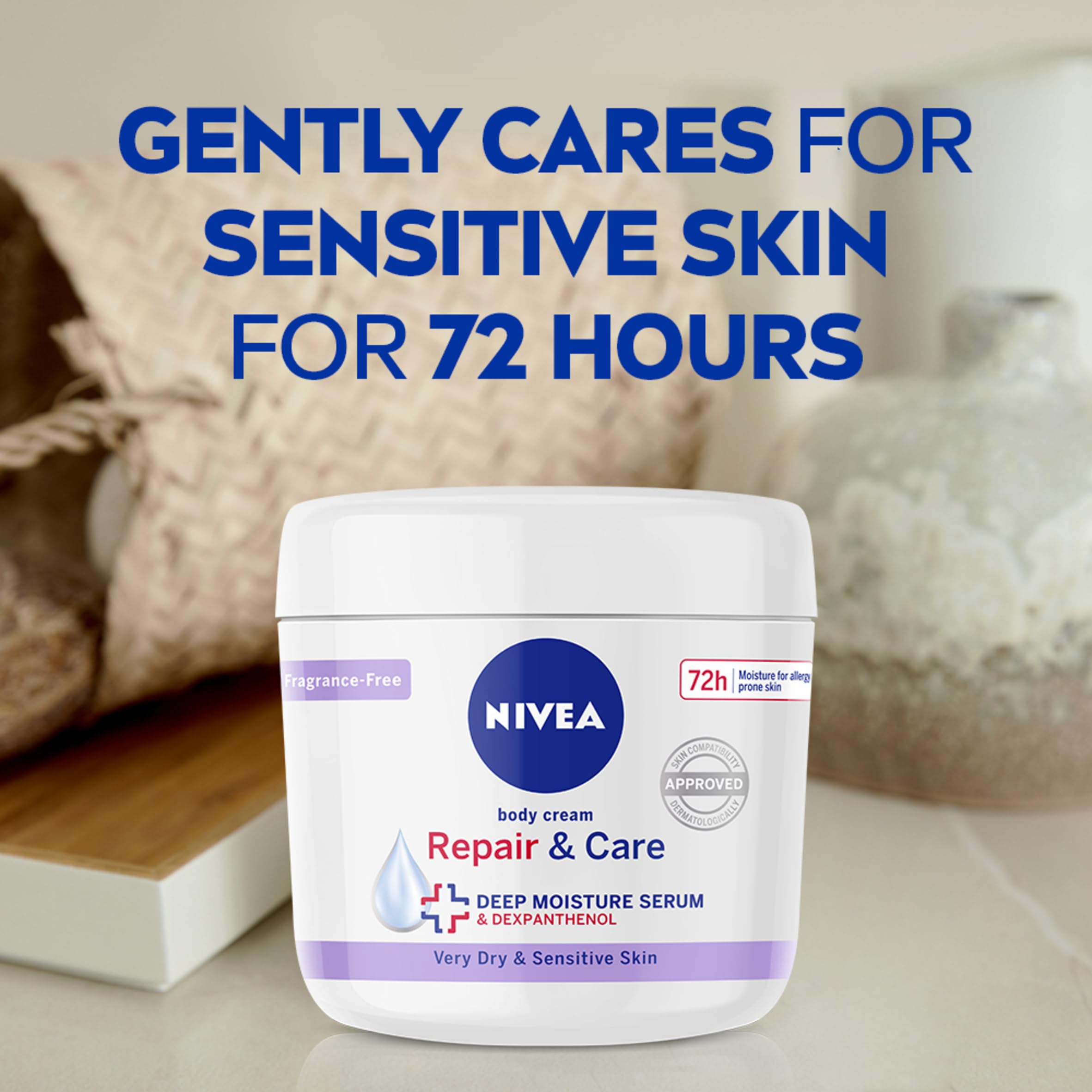 NIVEA Deep Moisture Body Repair Cream 400ml