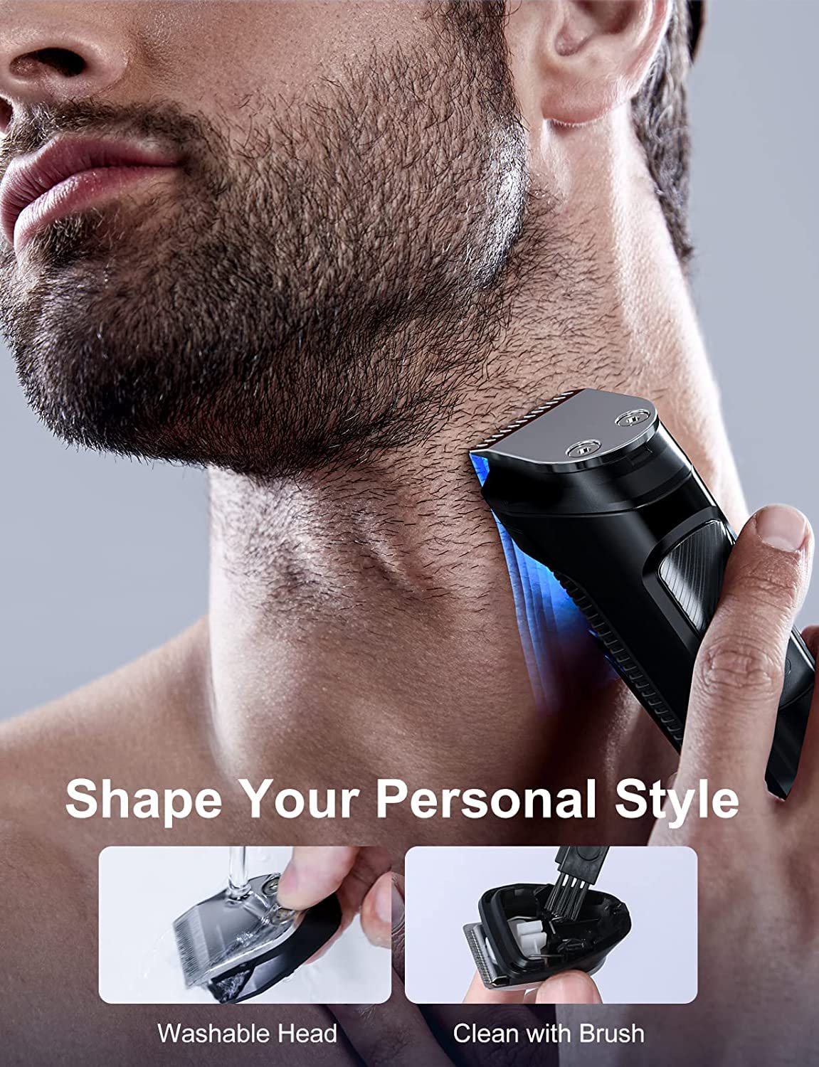 Paonies 9-in-1 Body Groomer Kit for Men