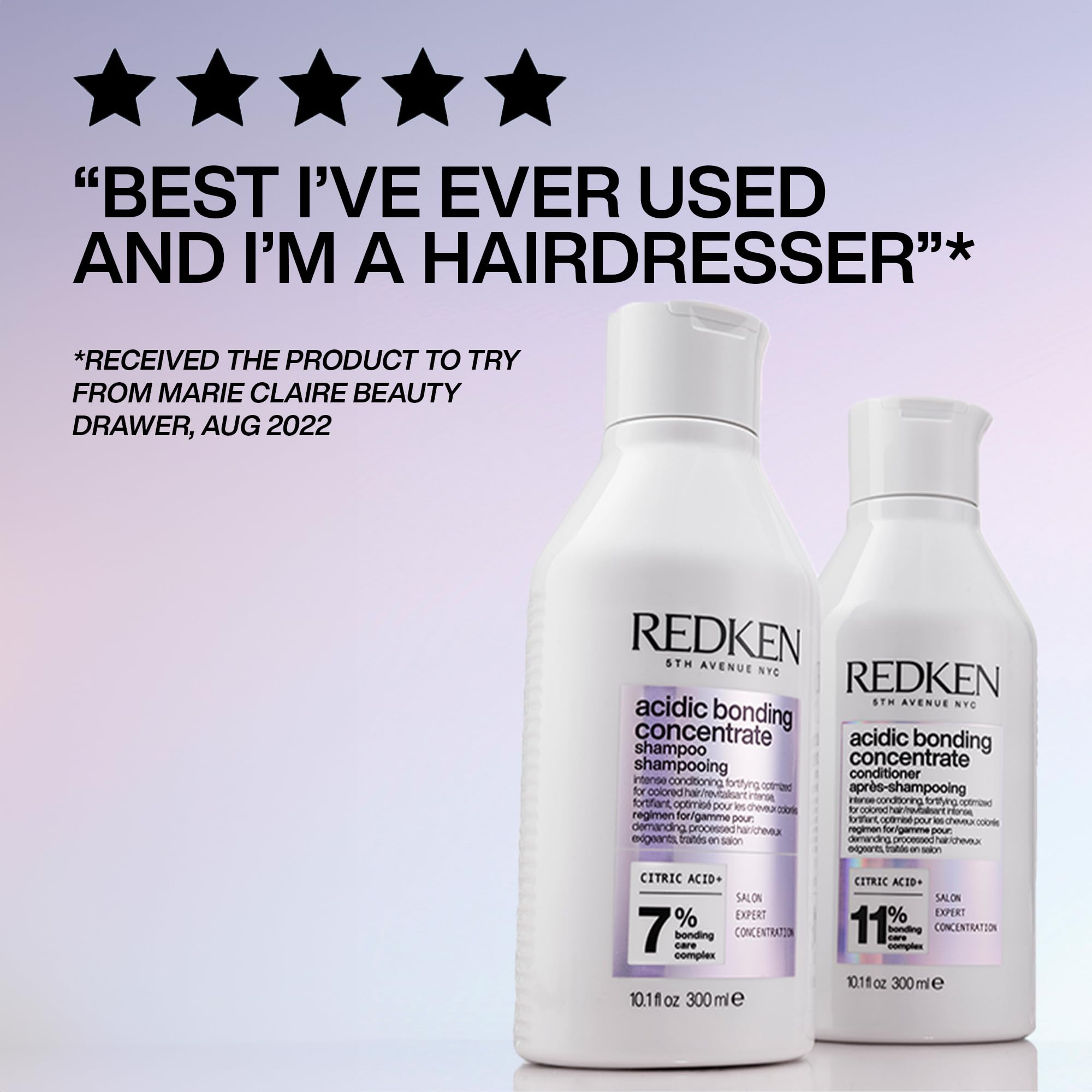 Redken Acidic Bonding Concentrate Shampoo & Conditioner Set 300ml