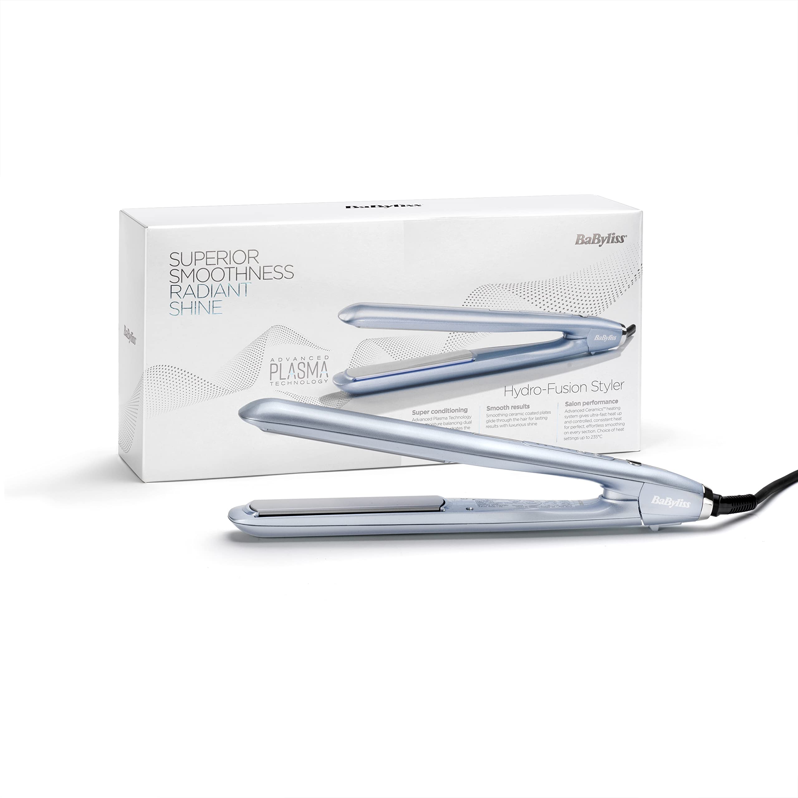 BaByliss Hydro-Fusion Anti-Frizz Hair Straighteners