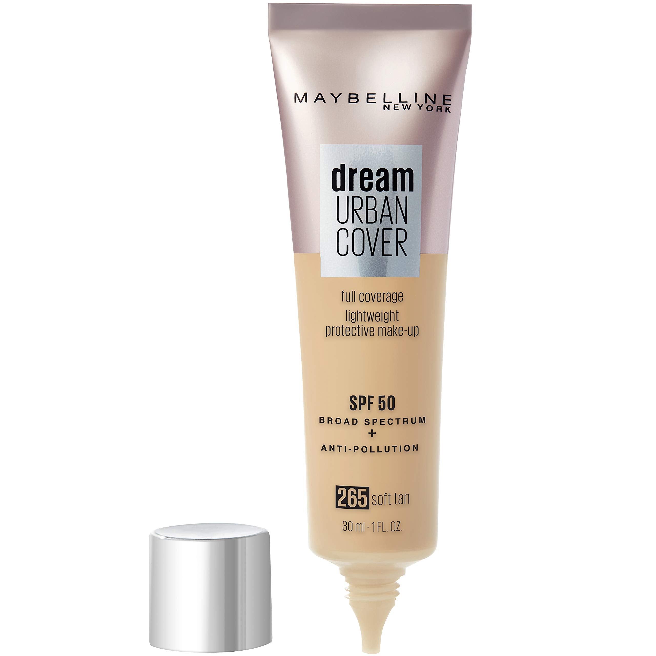 Maybelline Dream Urban Cover Protective Makeup SPF 50 - 265 Soft Tan