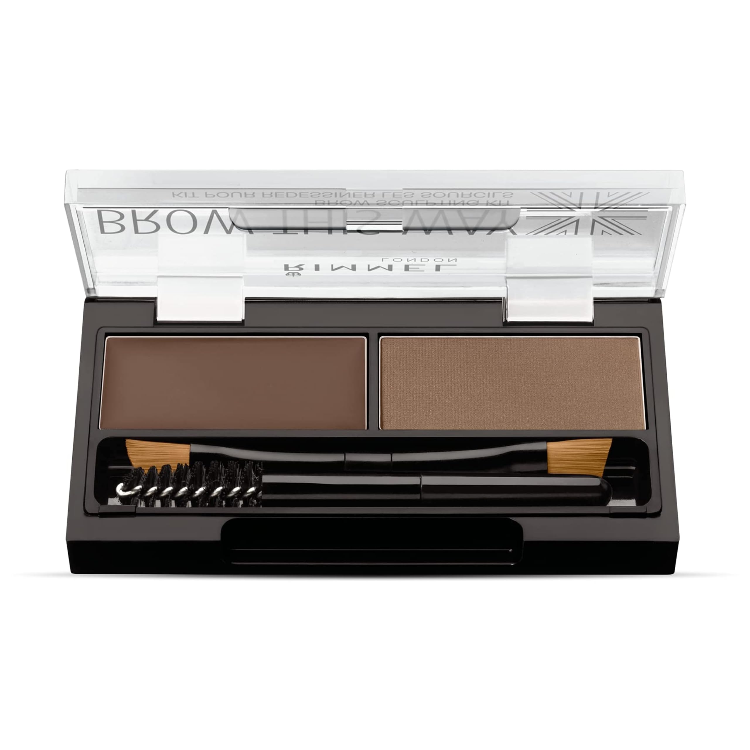 Rimmel London Brow This Way Eyebrow Sculpting Kit - Medium Brown