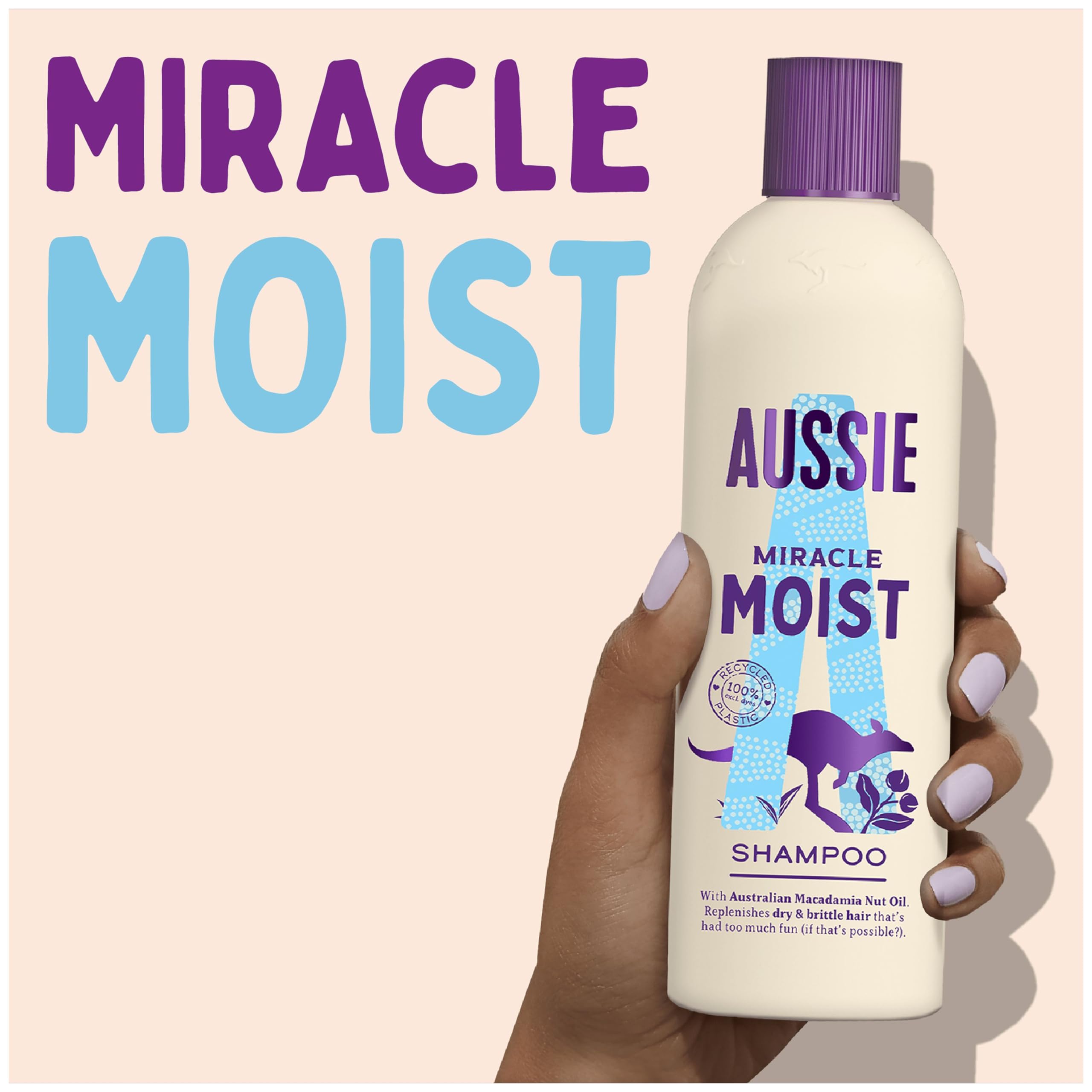 Aussie Miracle Moist Shampoo 300 ml