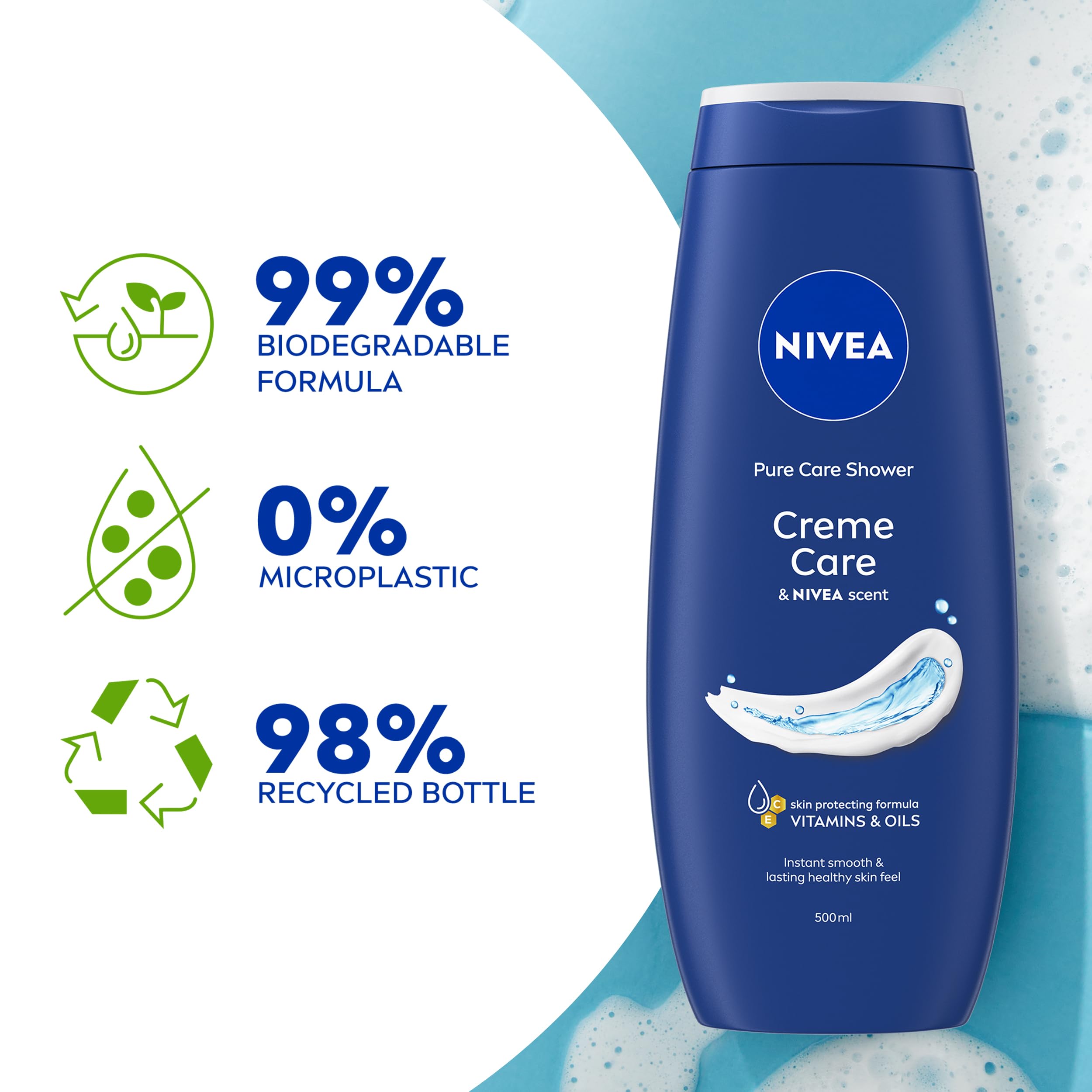 NIVEA Crème Care Shower Cream 500ml