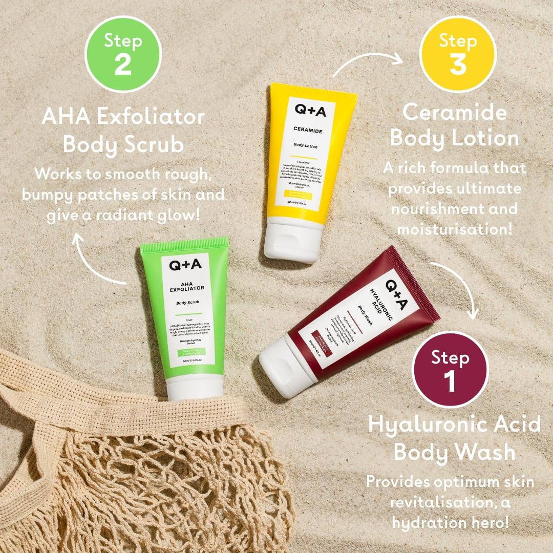 Q+A Travel Trio Body Care Giftset