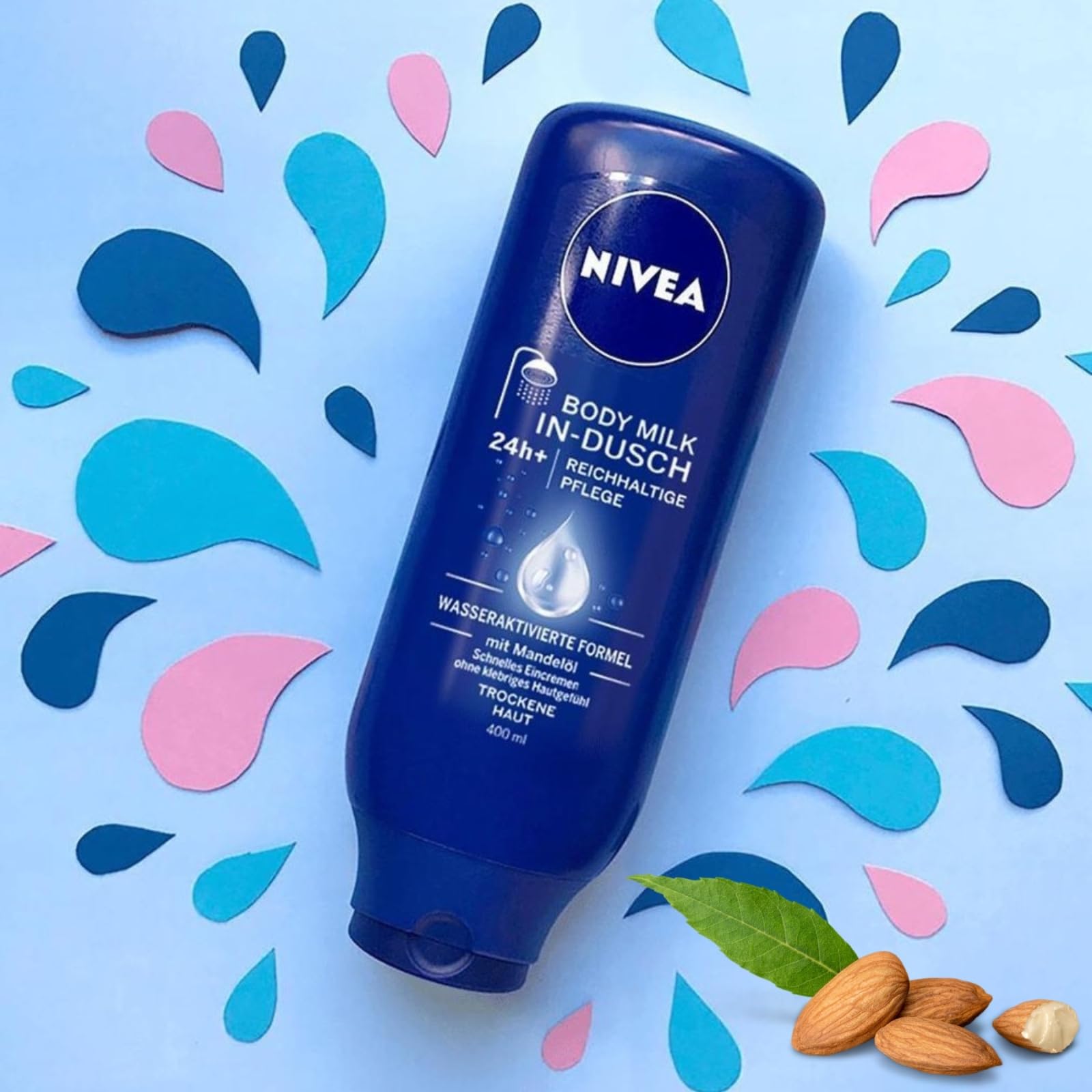 NIVEA In-Shower Body Lotion Duo for Dry Skin 800 ml