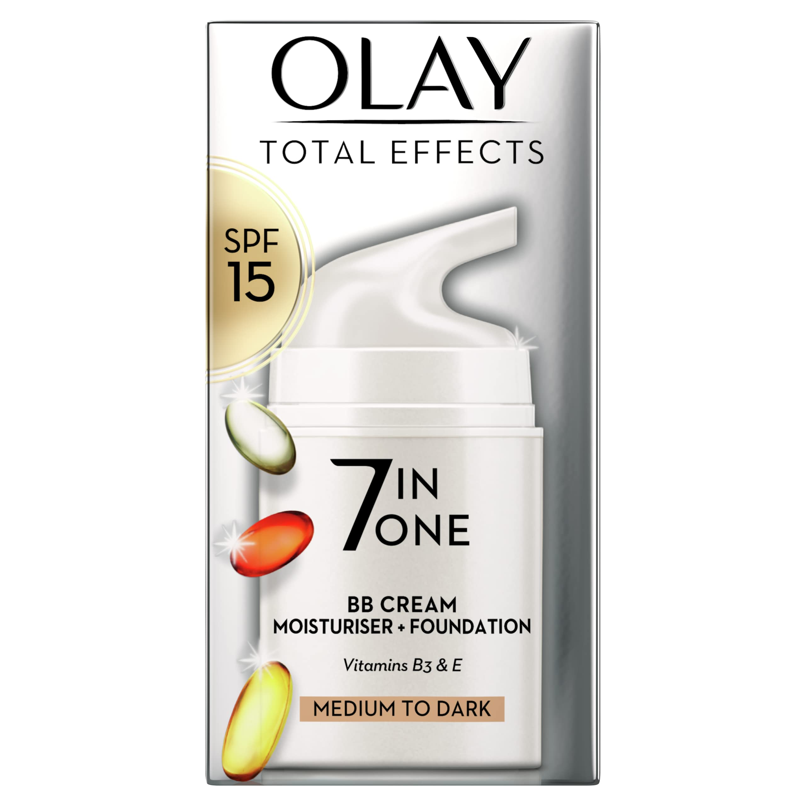 Olay Total Effects 7-in-1 BB Cream, Medium to Dark, SPF 15