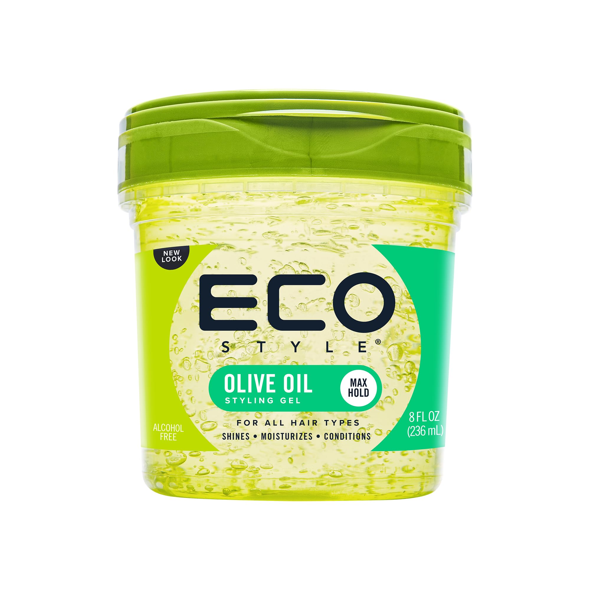 Eco Style Olive Oil Hair Gel - Alcohol-Free, 236 ml