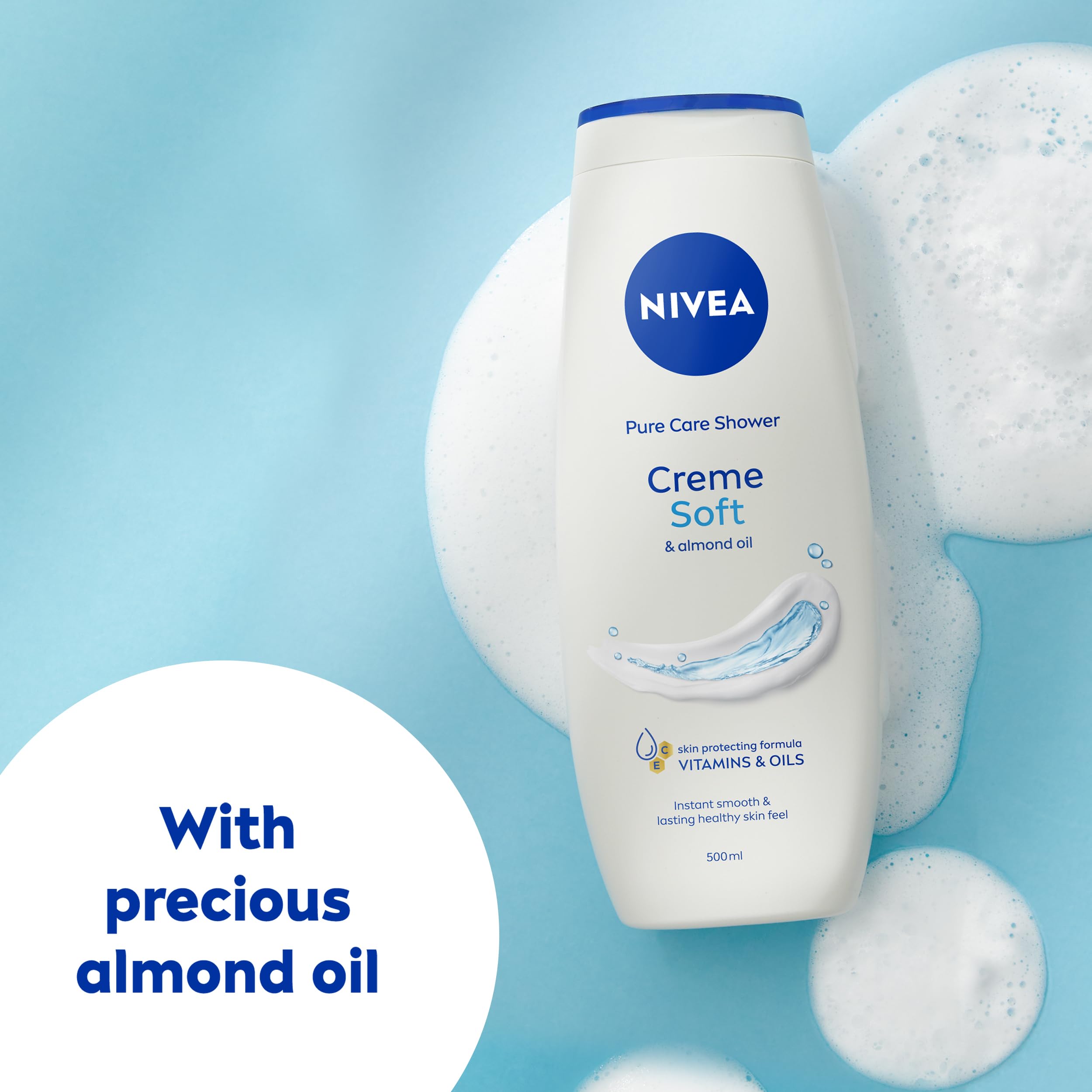 NIVEA Crème Soft Caring Shower Body Cream 500ml