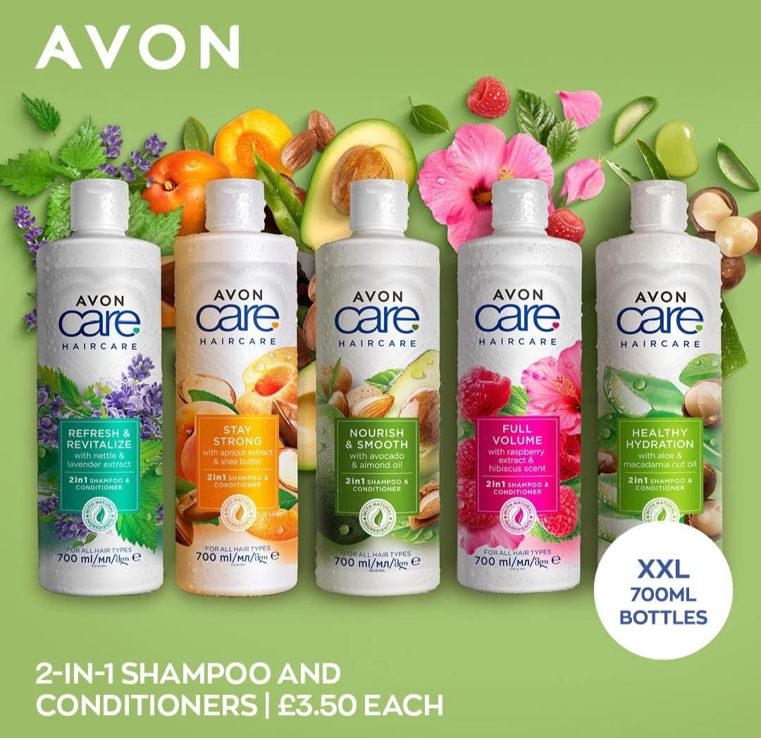 Avon Care Stay Strong 2-in-1 Shampoo & Conditioner 700ml