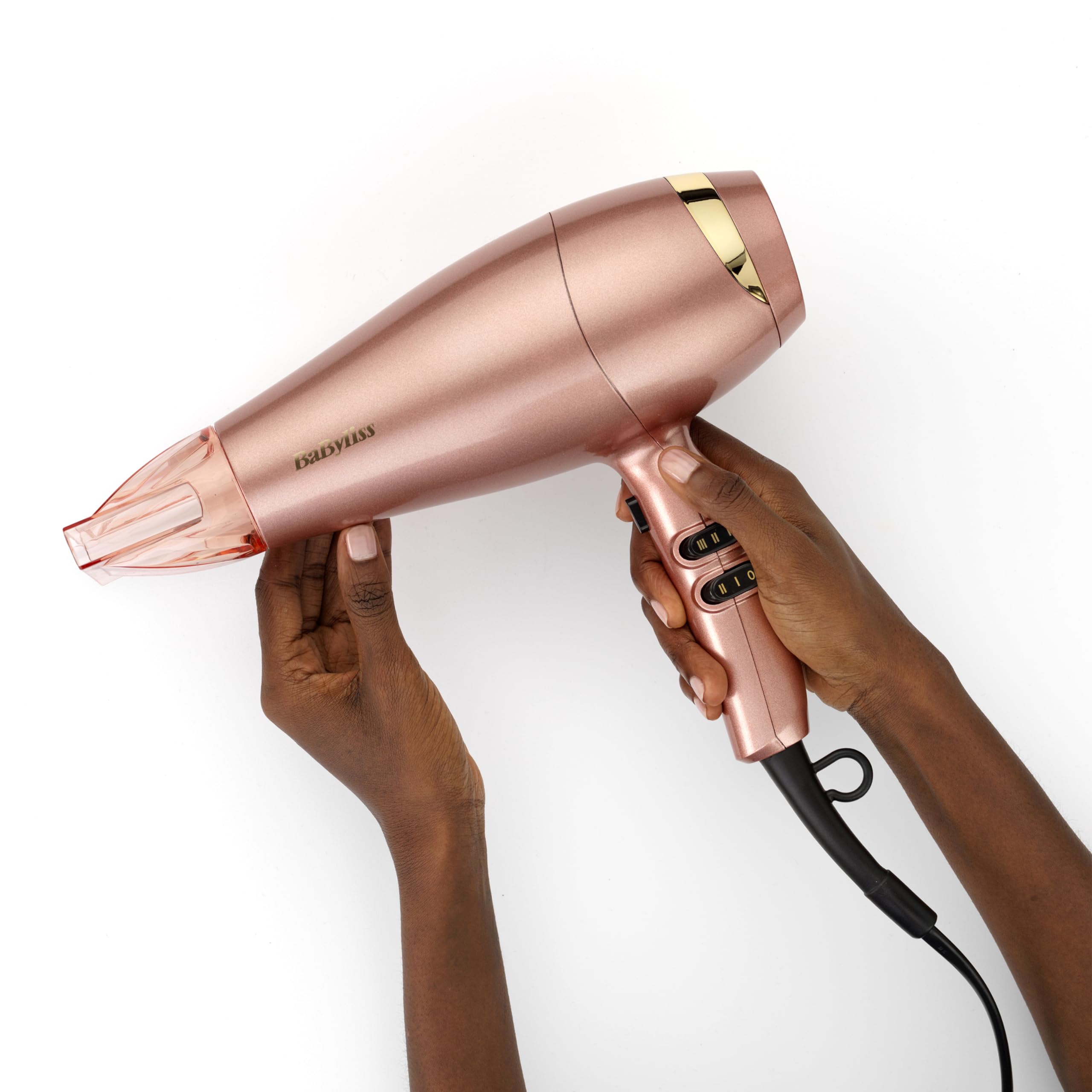 BaByliss Rose Gold 2100W Ionic Hair Dryer