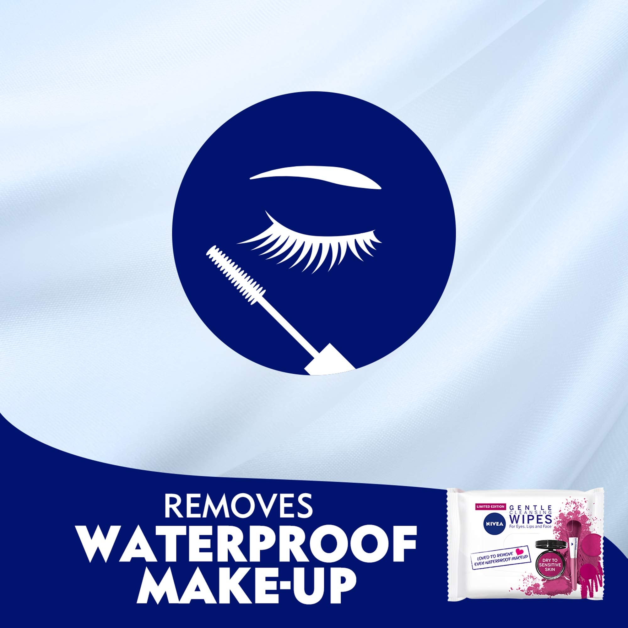 NIVEA Visage Gentle Cleansing Wipes - 25 Pack