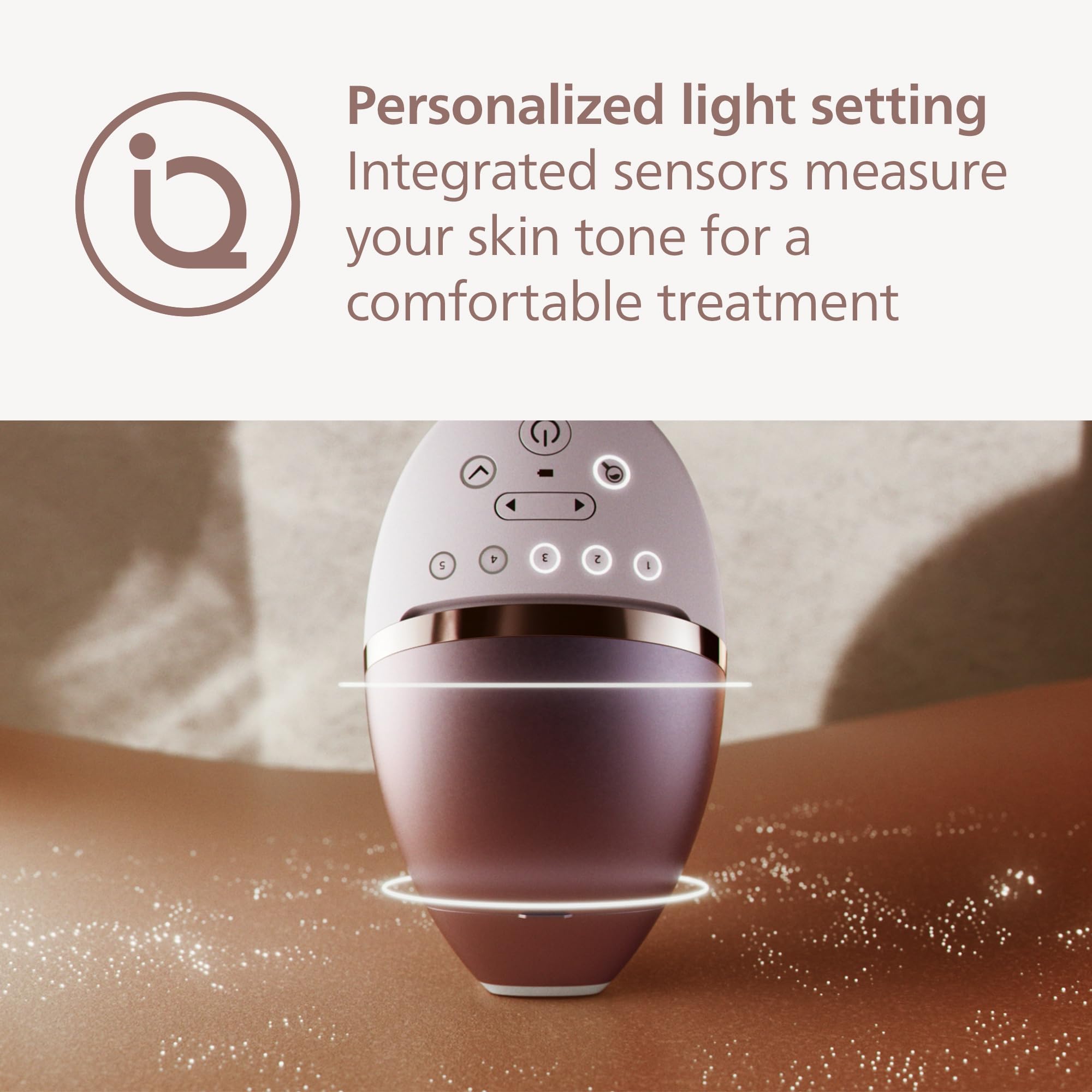 Philips Lumea IPL Hair Removal 9000 Series - Hair Removal Device with SenseIQ Technology, 3 Attachments for Body, Face, and Precision, Cordless Use (Model BRI955/00)