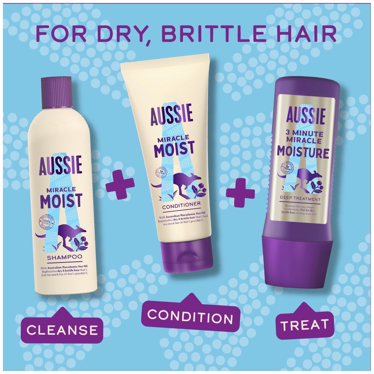 Aussie Miracle Moist Conditioner 90ml