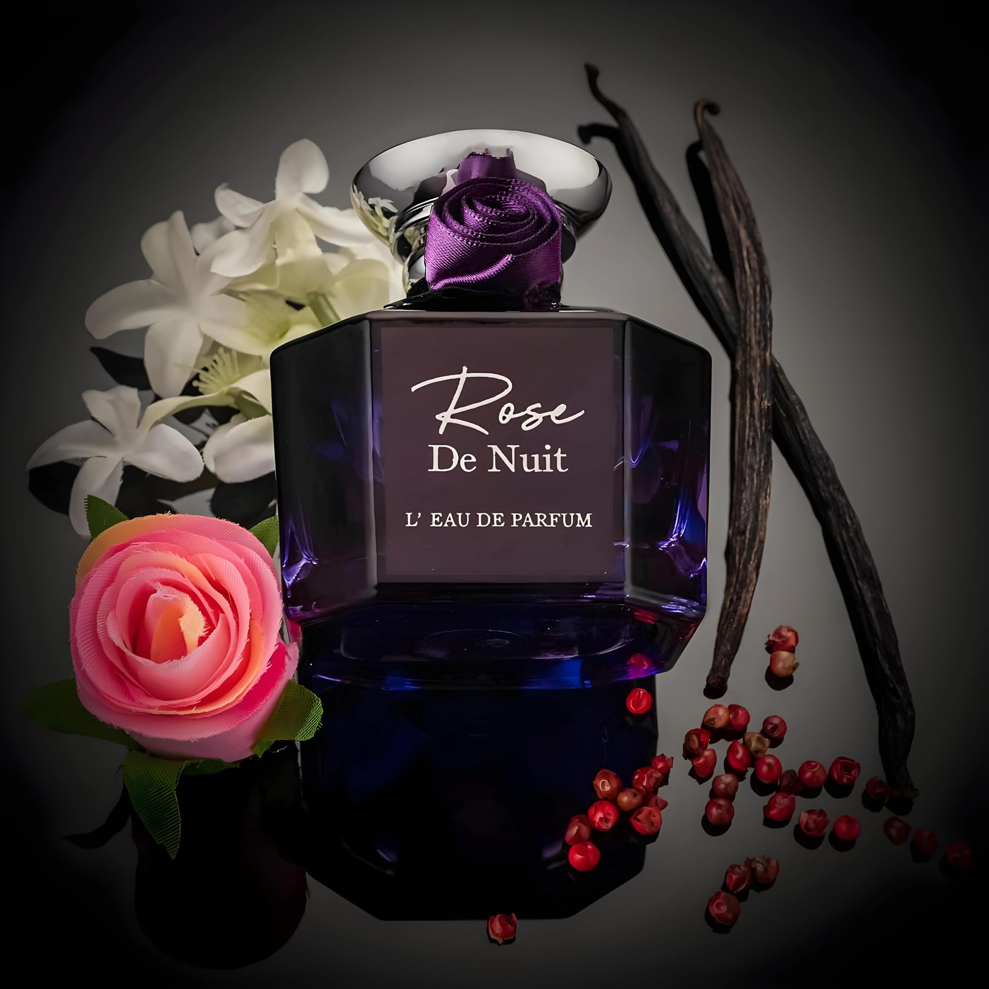 Rose De Nuit Eau de Parfum 100ml by PARIS CORNER