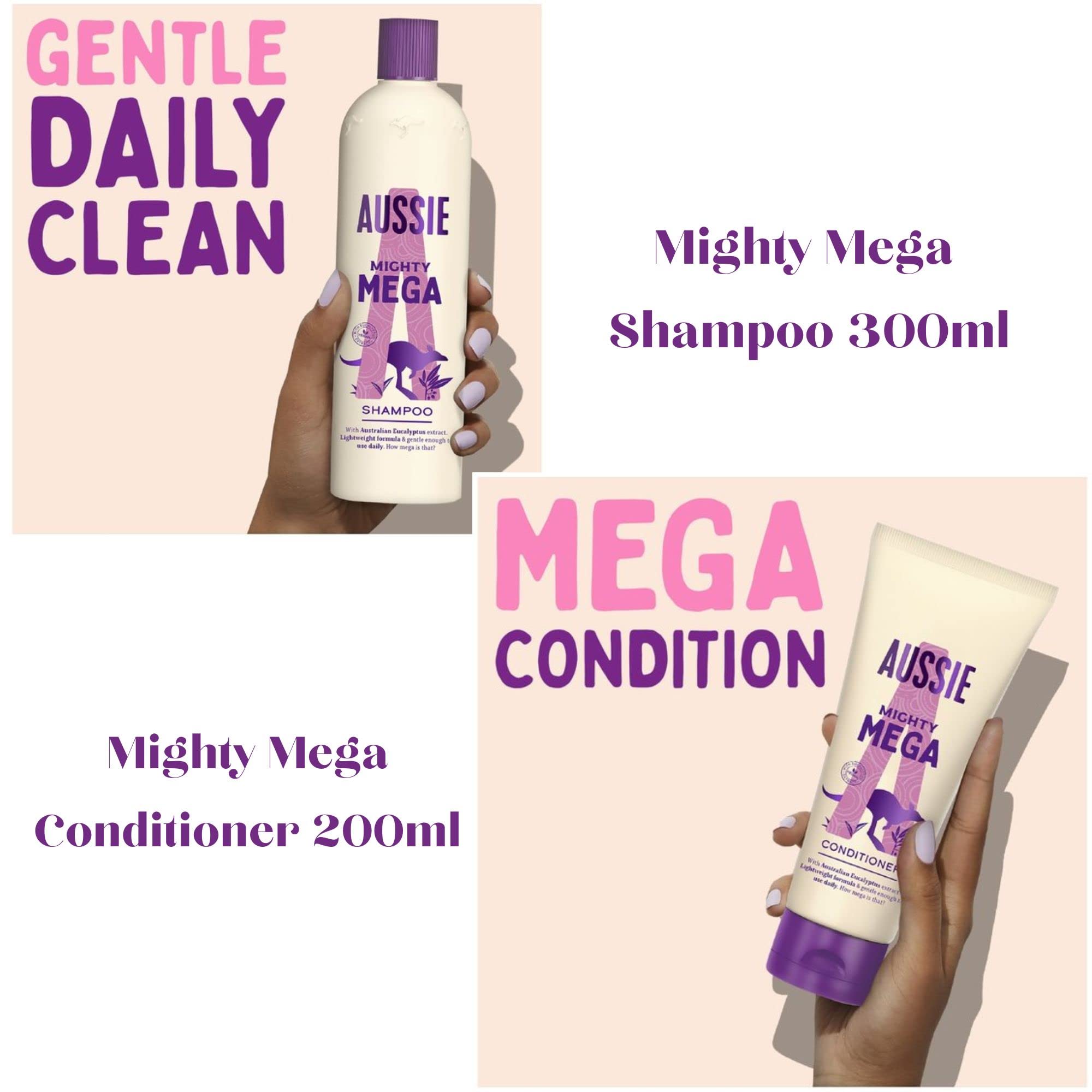 Aussie Mighty Mega Daily Hair Care Set