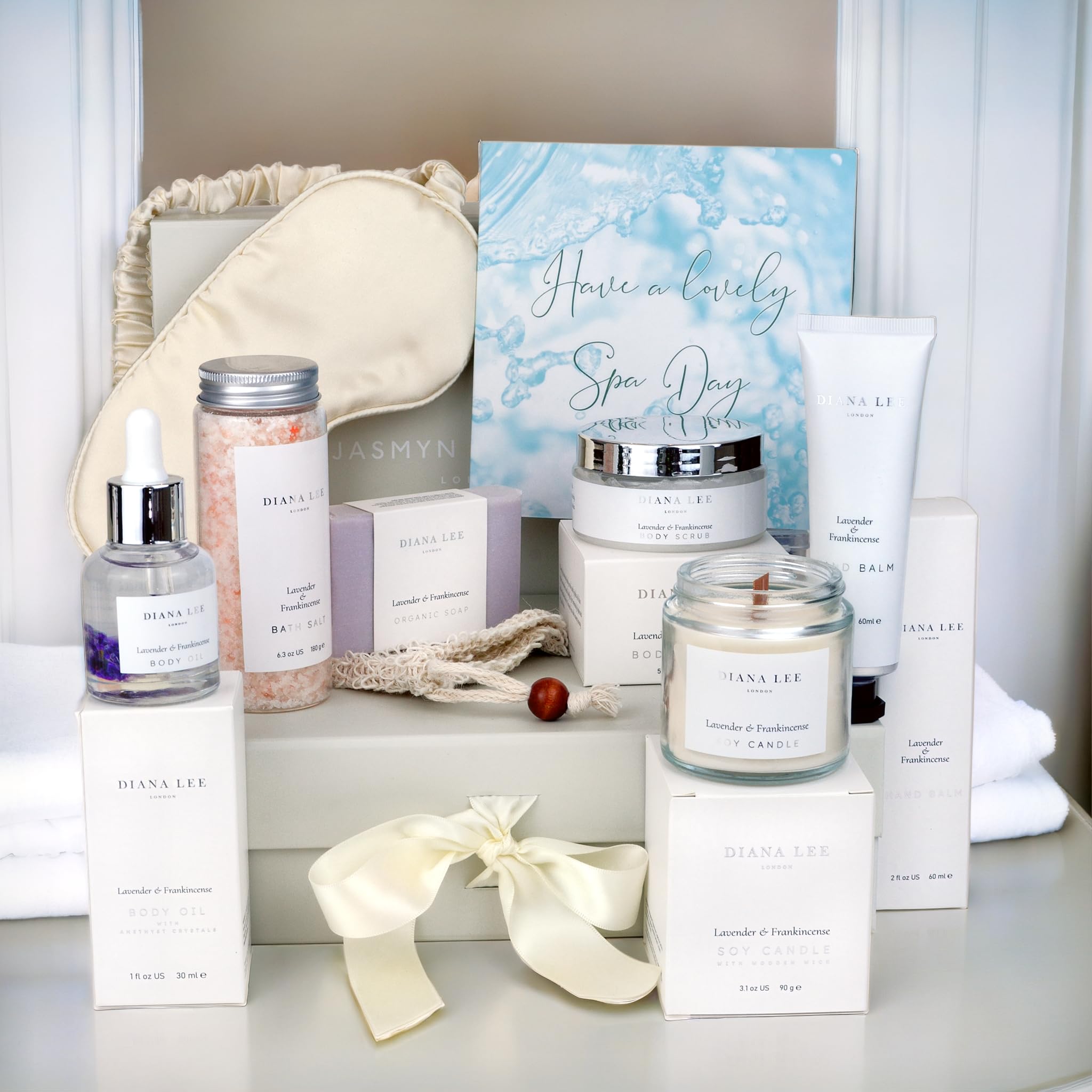 Jasmyn & Greene Luxury Lavender Pamper Hamper for Women