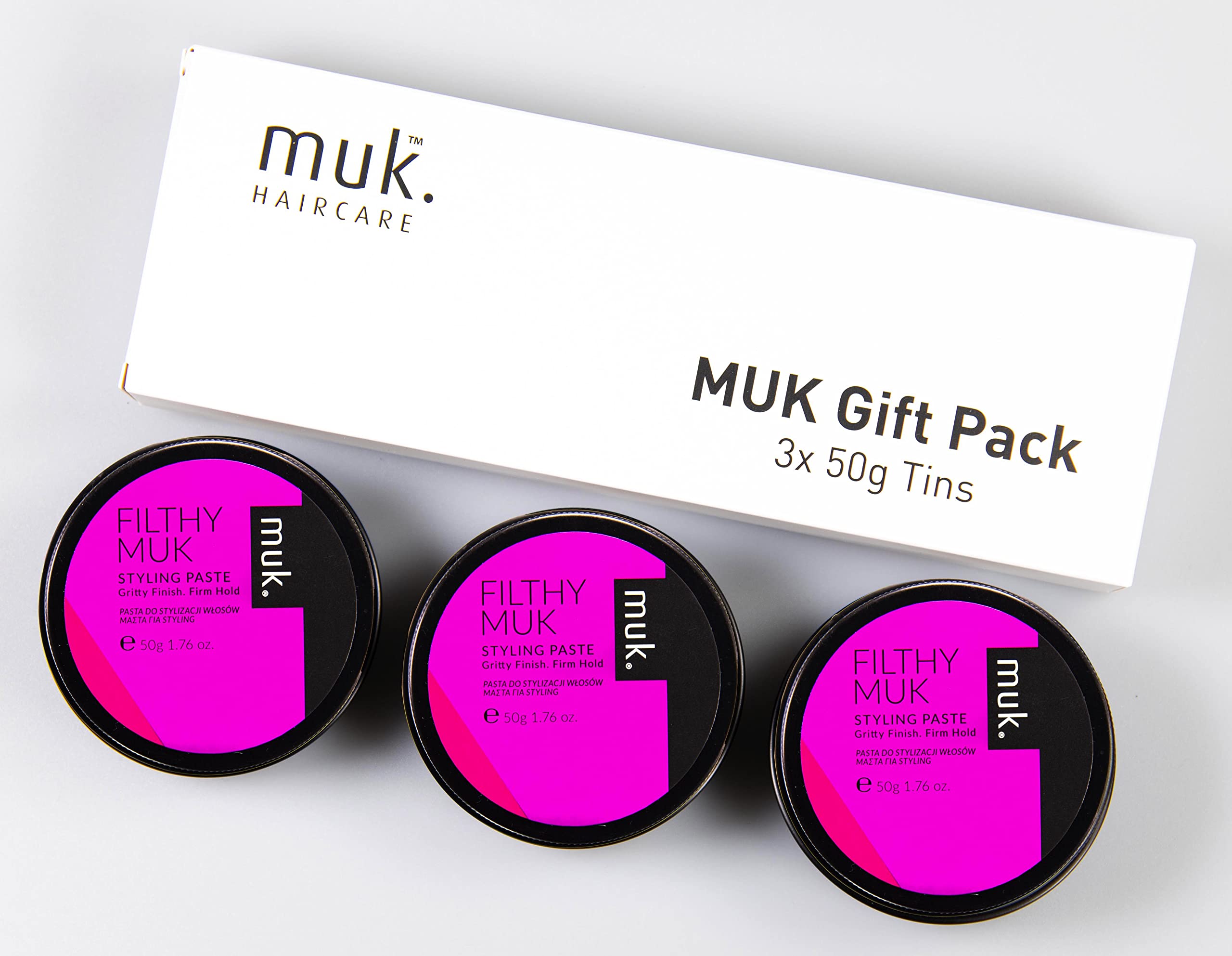 Filthy Muk Triple Pack - 3x 50g Styling Tins