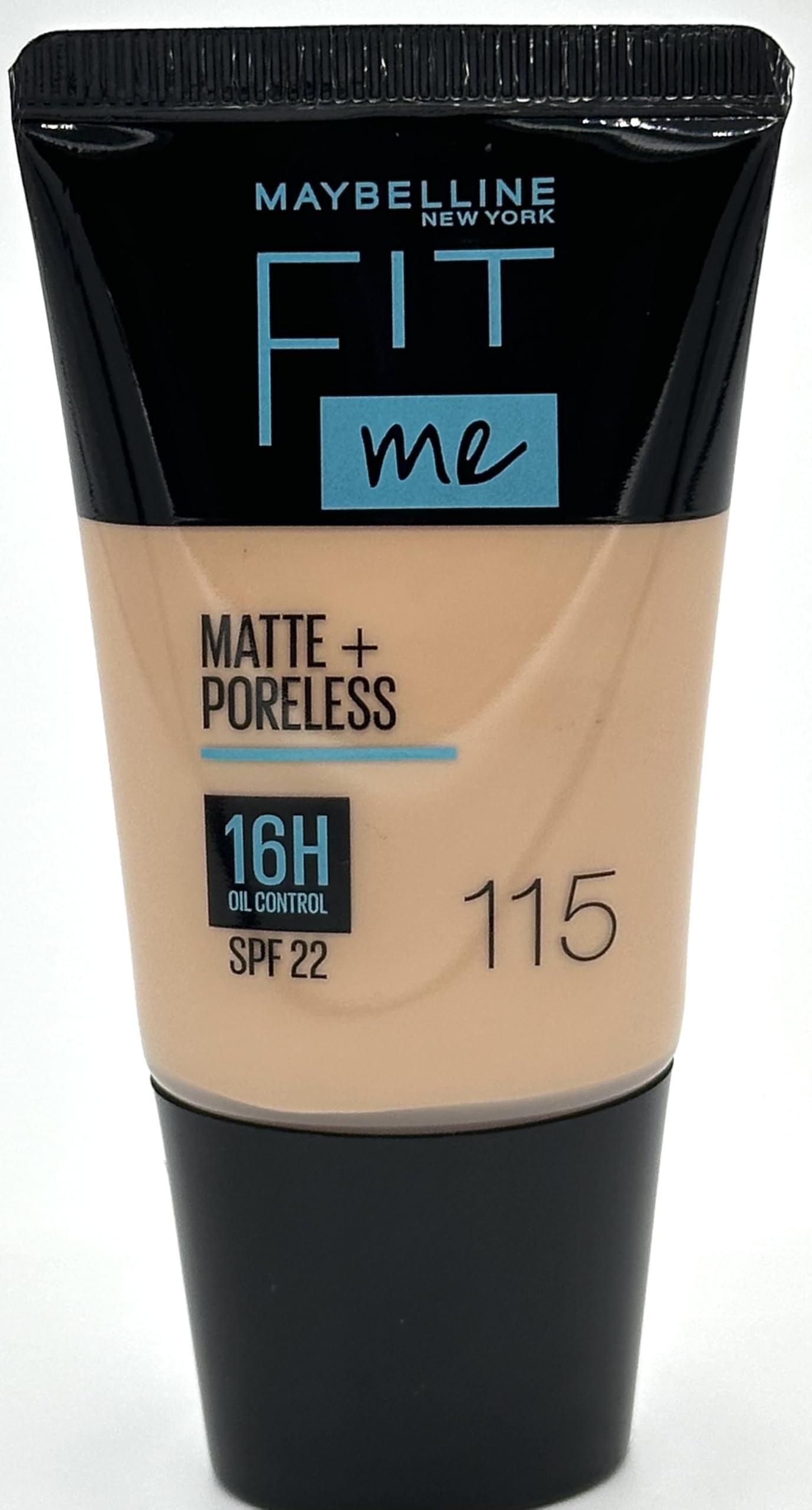 Maybelline Fit Me Foundation Matte & Poreless 115 Ivory 18ml Pack of 3