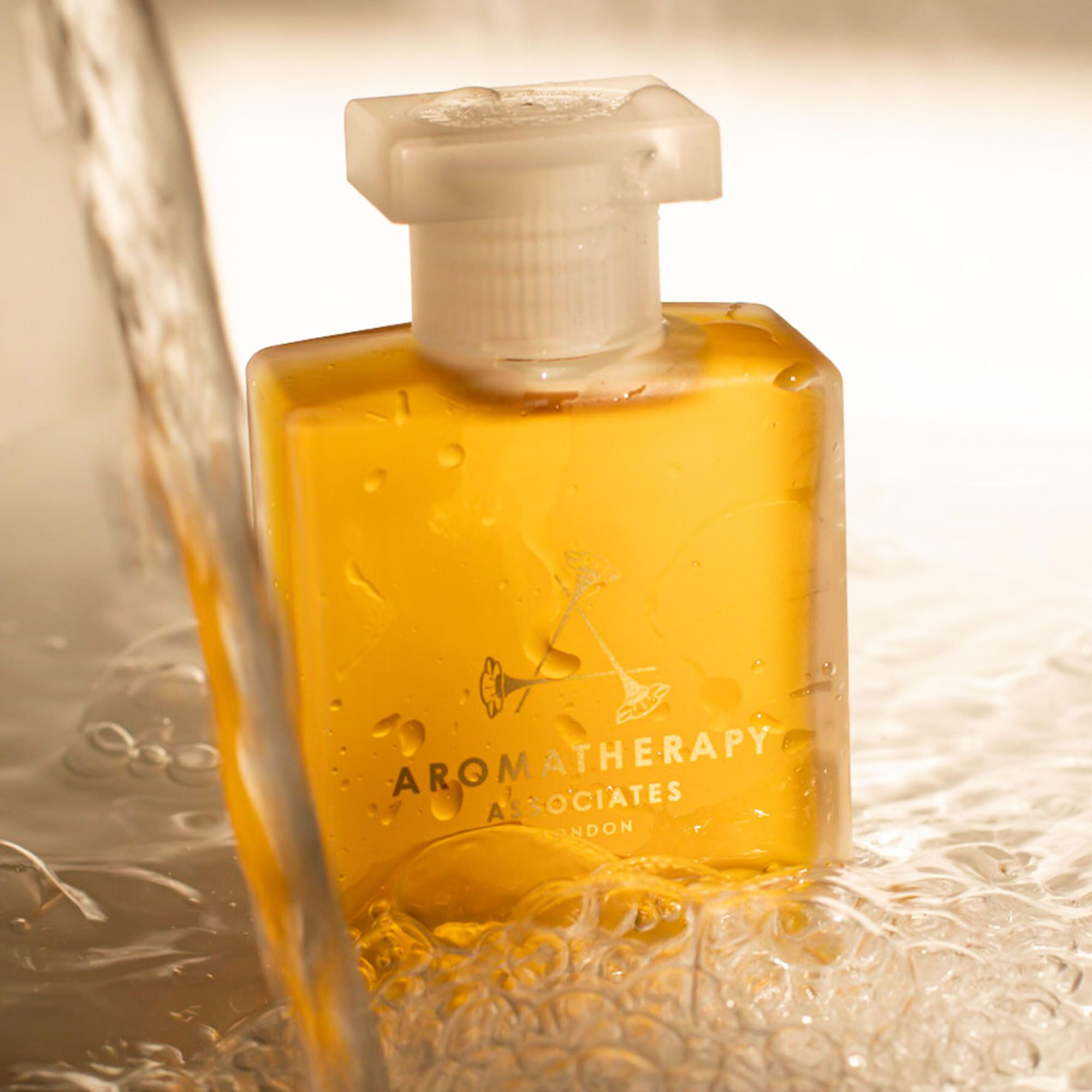 Aromatherapy Associates Bath and Shower Oil, Luxury Spa, Natural Bath, Bath Oil, Vegan, Cruelty Free, Environment Friendly (Deep Relax Bath and Shower Oil 55ml)