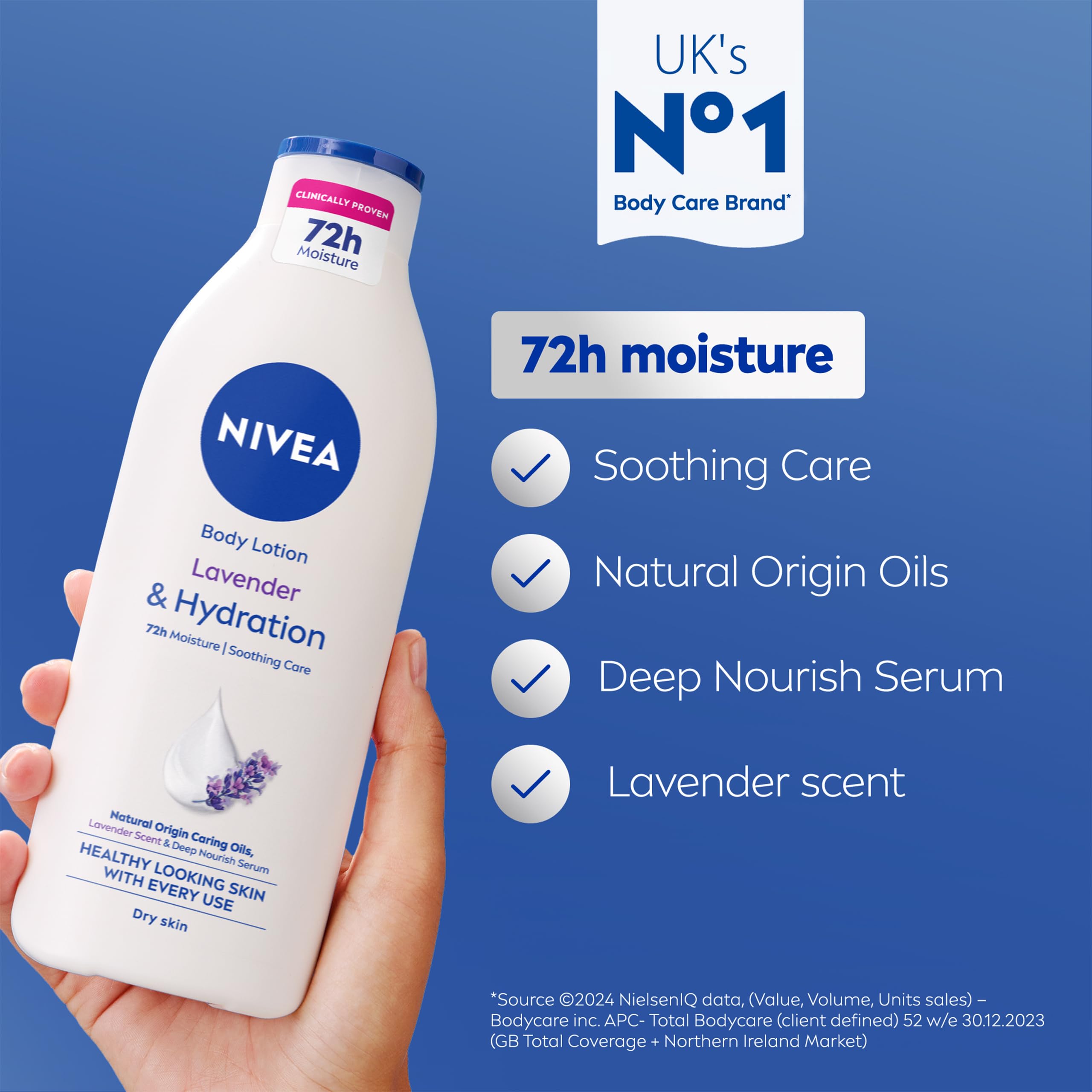 NIVEA Lavender Essentials Body Lotion 400ml