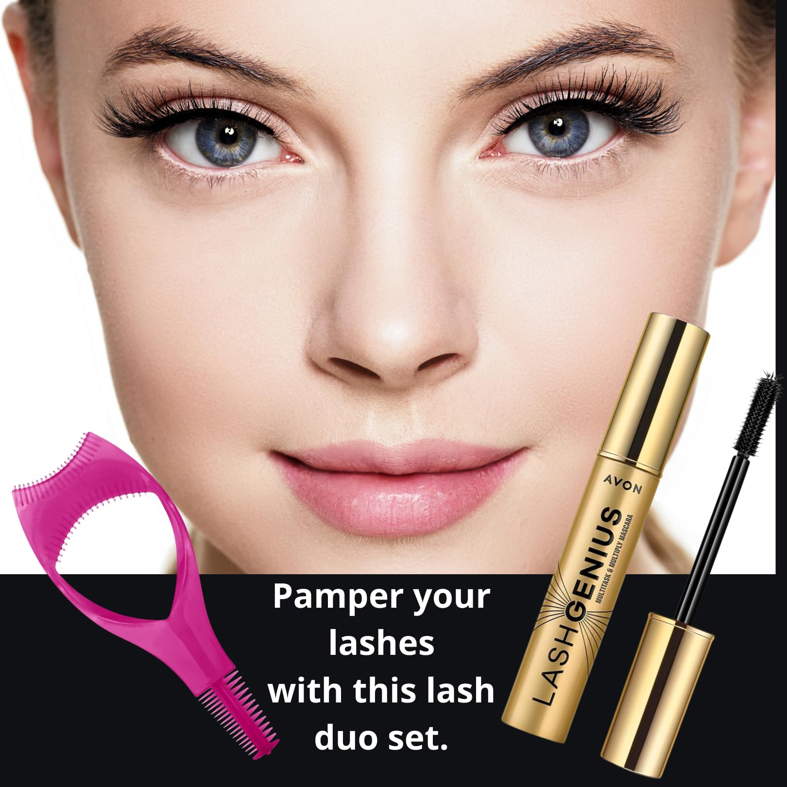 Ultimate Eye Makeup Kit with Lash Genius Mascara and 3-in-1 Tool