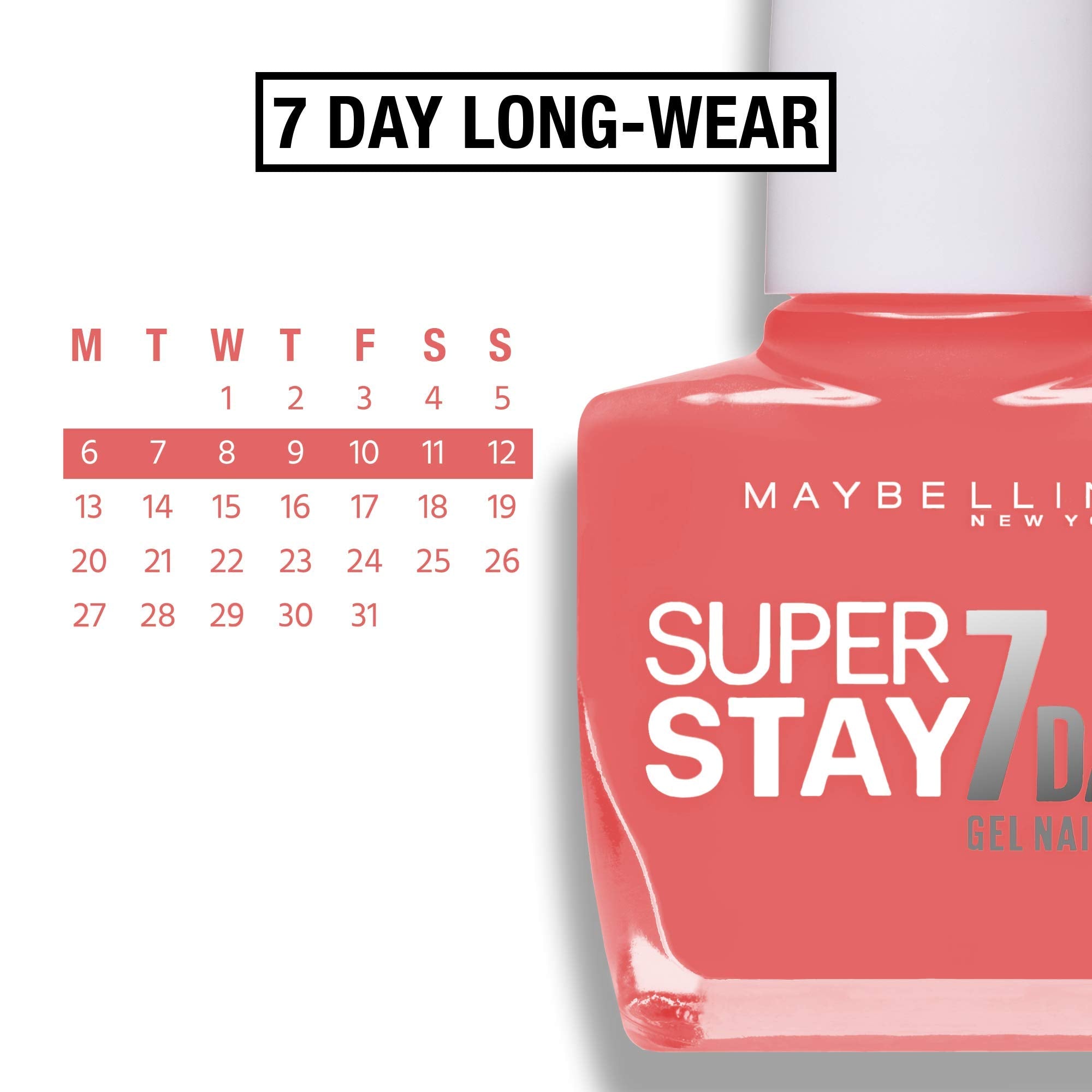 Maybelline Forever Strong SuperStay 7day Gel 135 Nude Rose Nail Polish 10ml