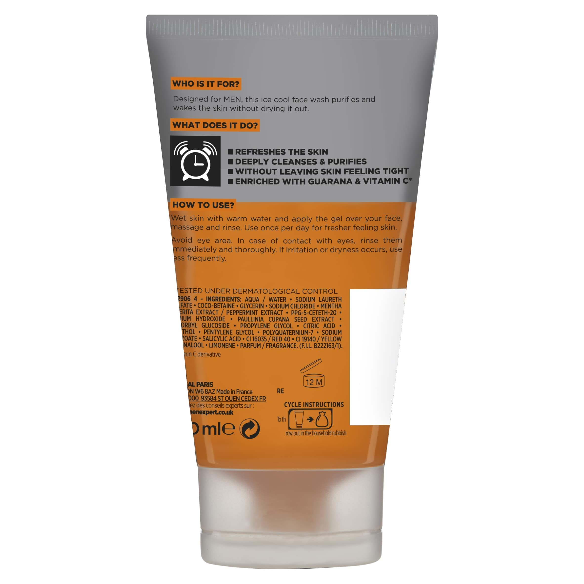 L'Oreal Men Expert Hydra Energetic Facial Wash 100ml
