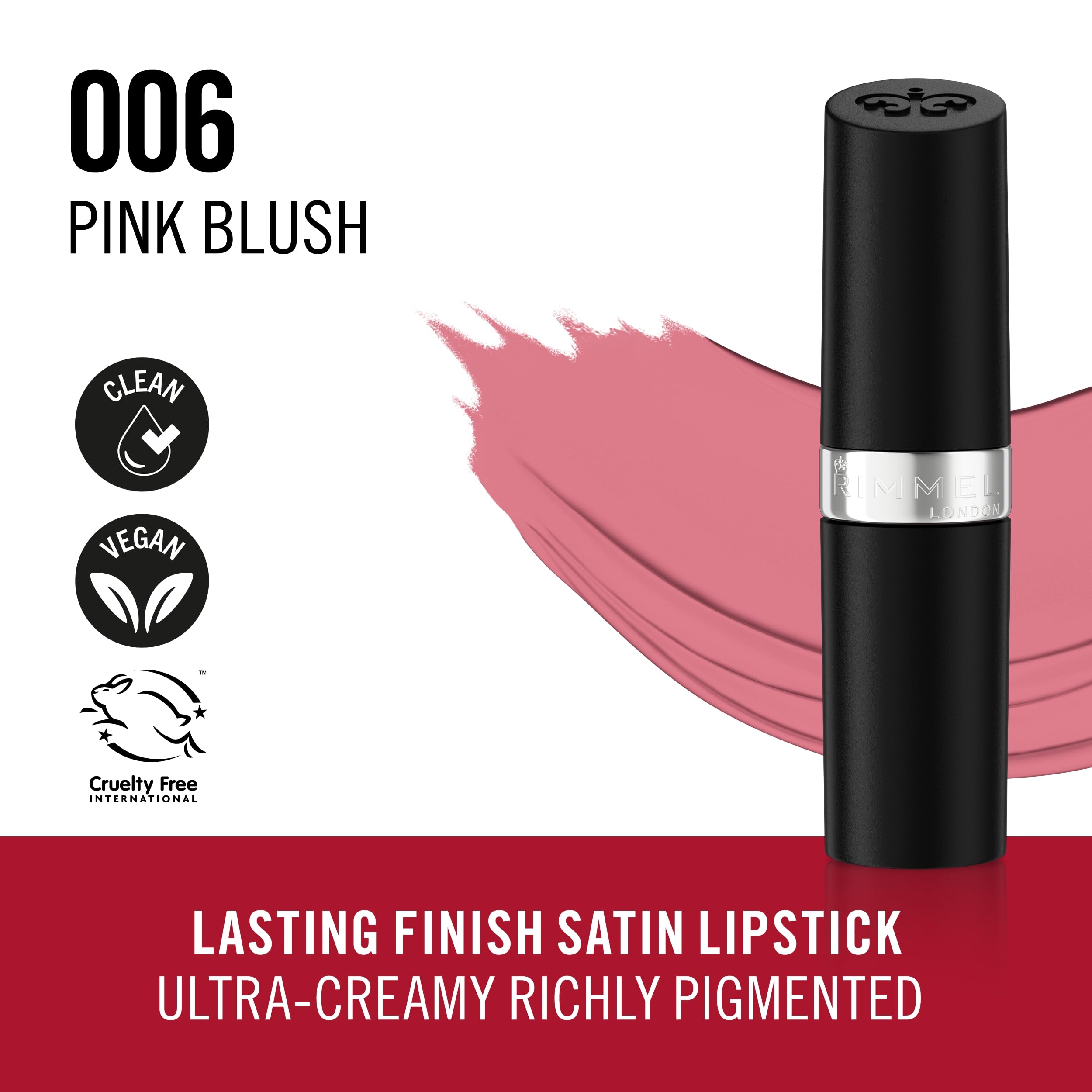 Rimmel Lasting Finish Lipstick 006 Pink Blush