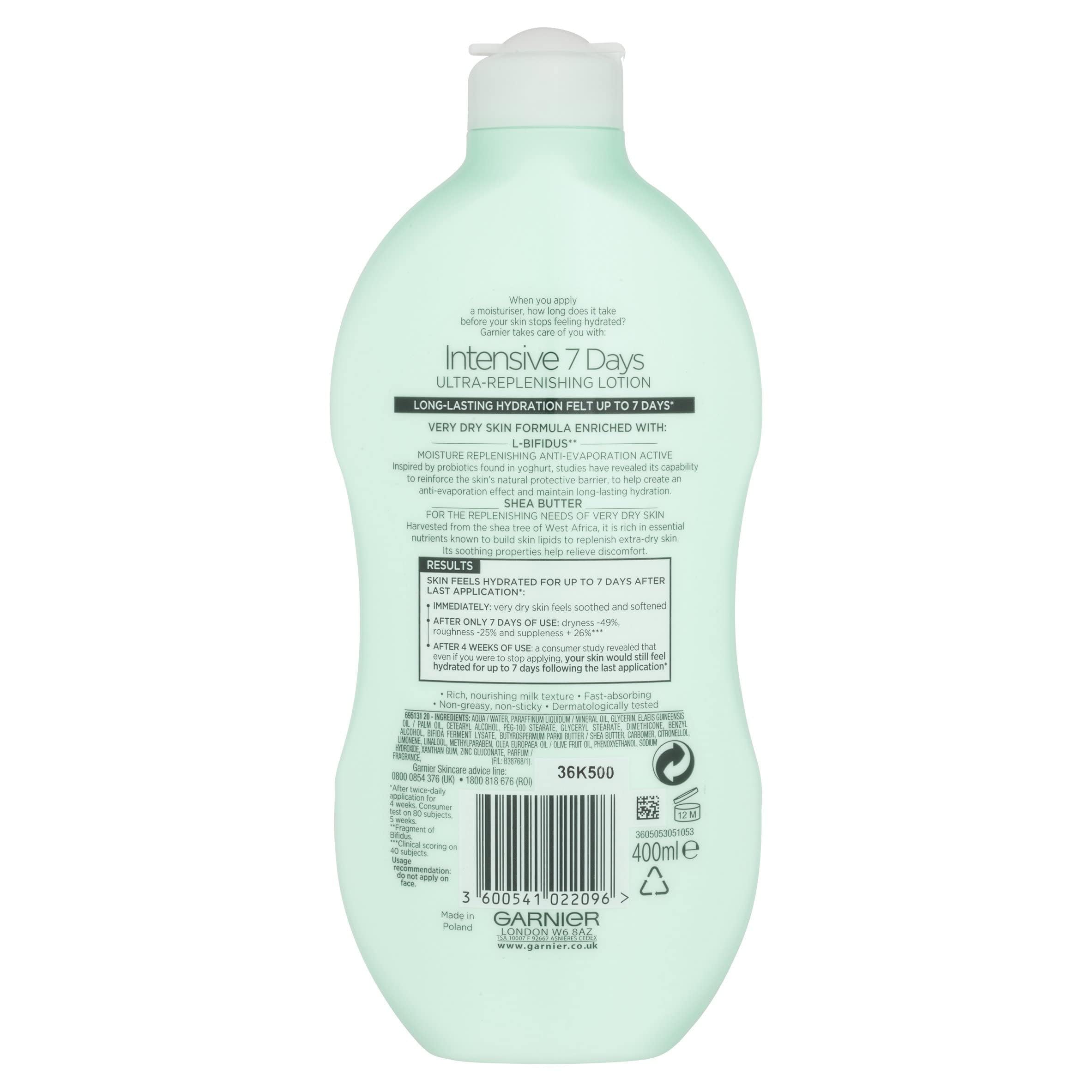 Garnier Intensive 7 Days Shea Butter Lotion 400 ml