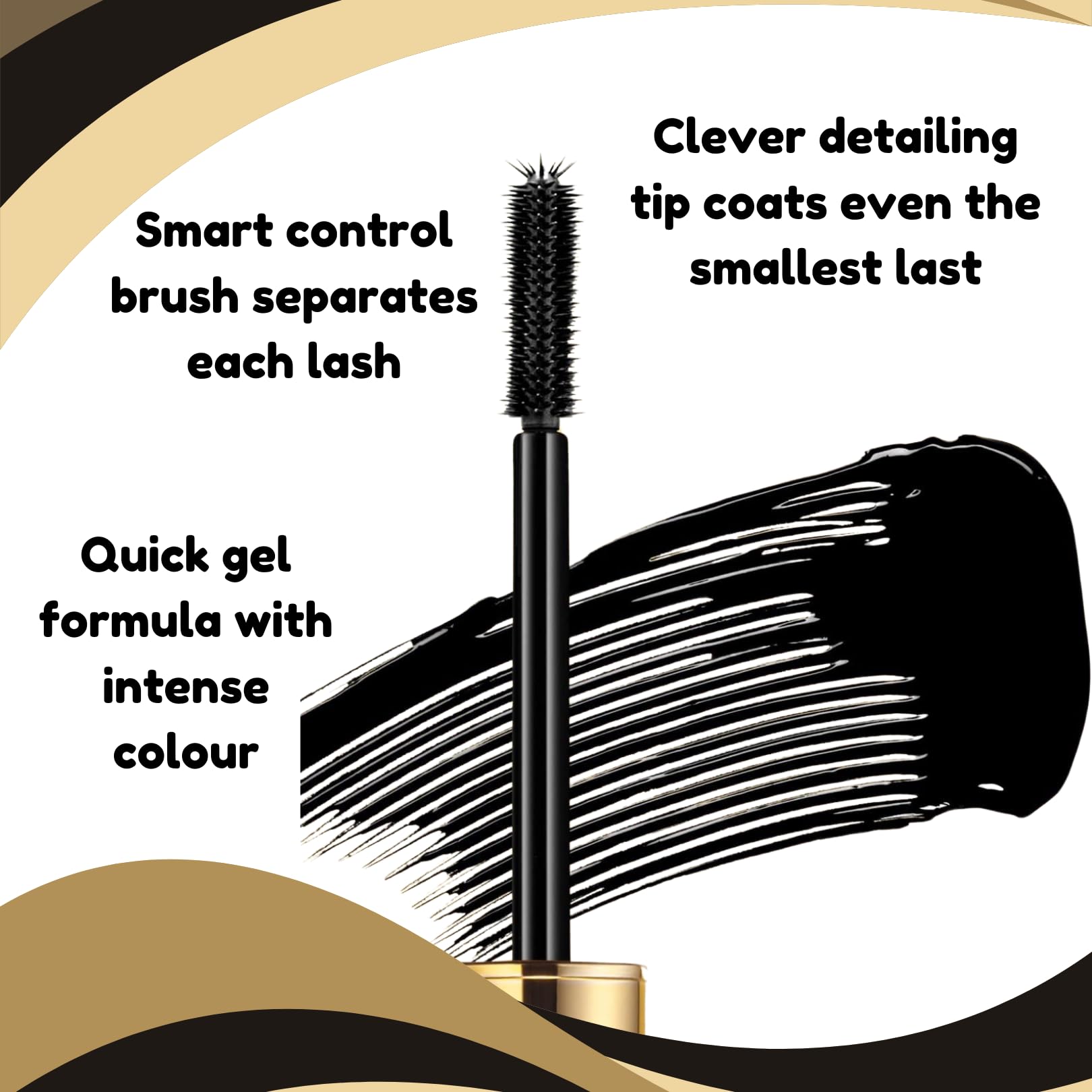 Ultimate Eye Makeup Kit with Lash Genius Mascara and 3-in-1 Tool