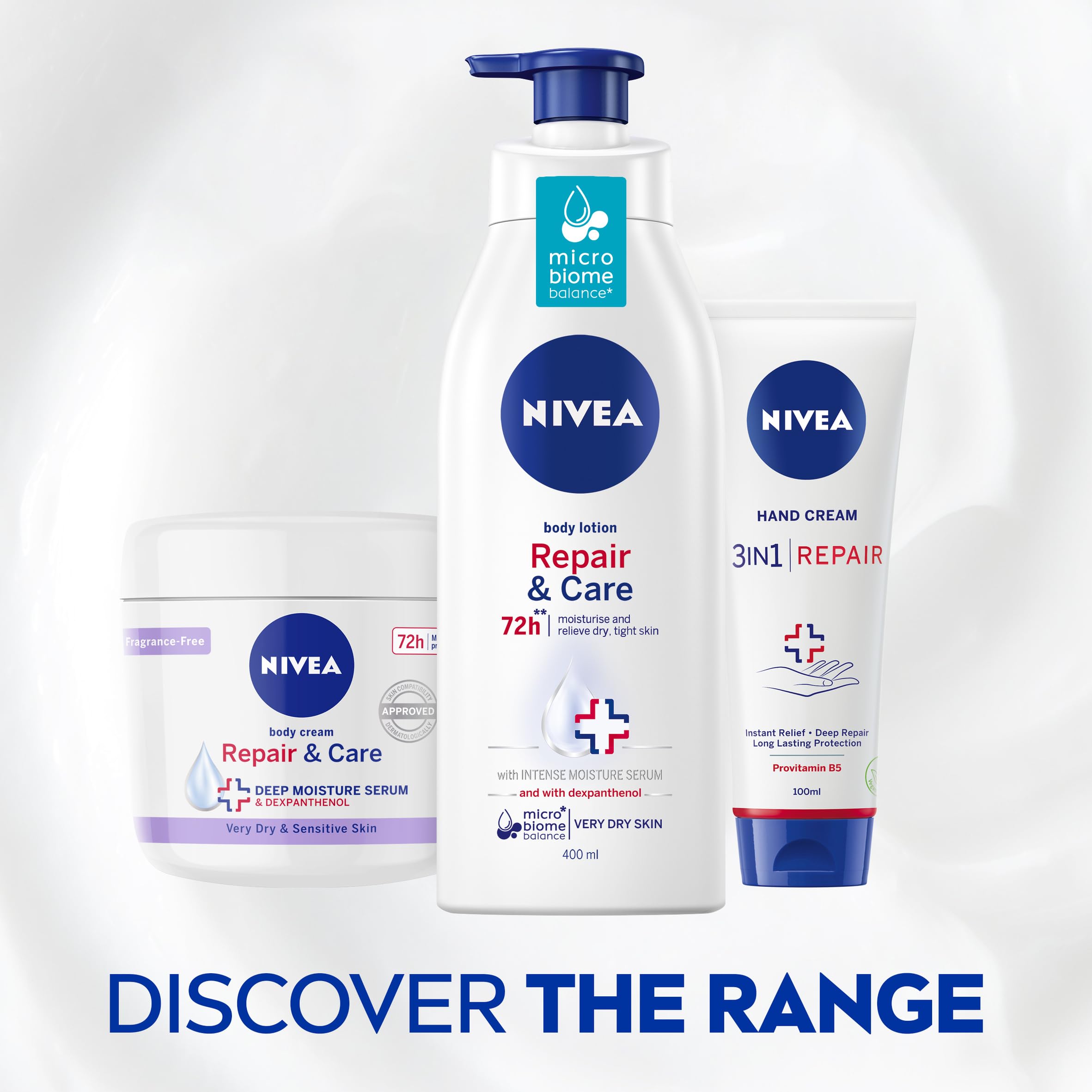 NIVEA Deep Moisture Body Repair Cream 400ml