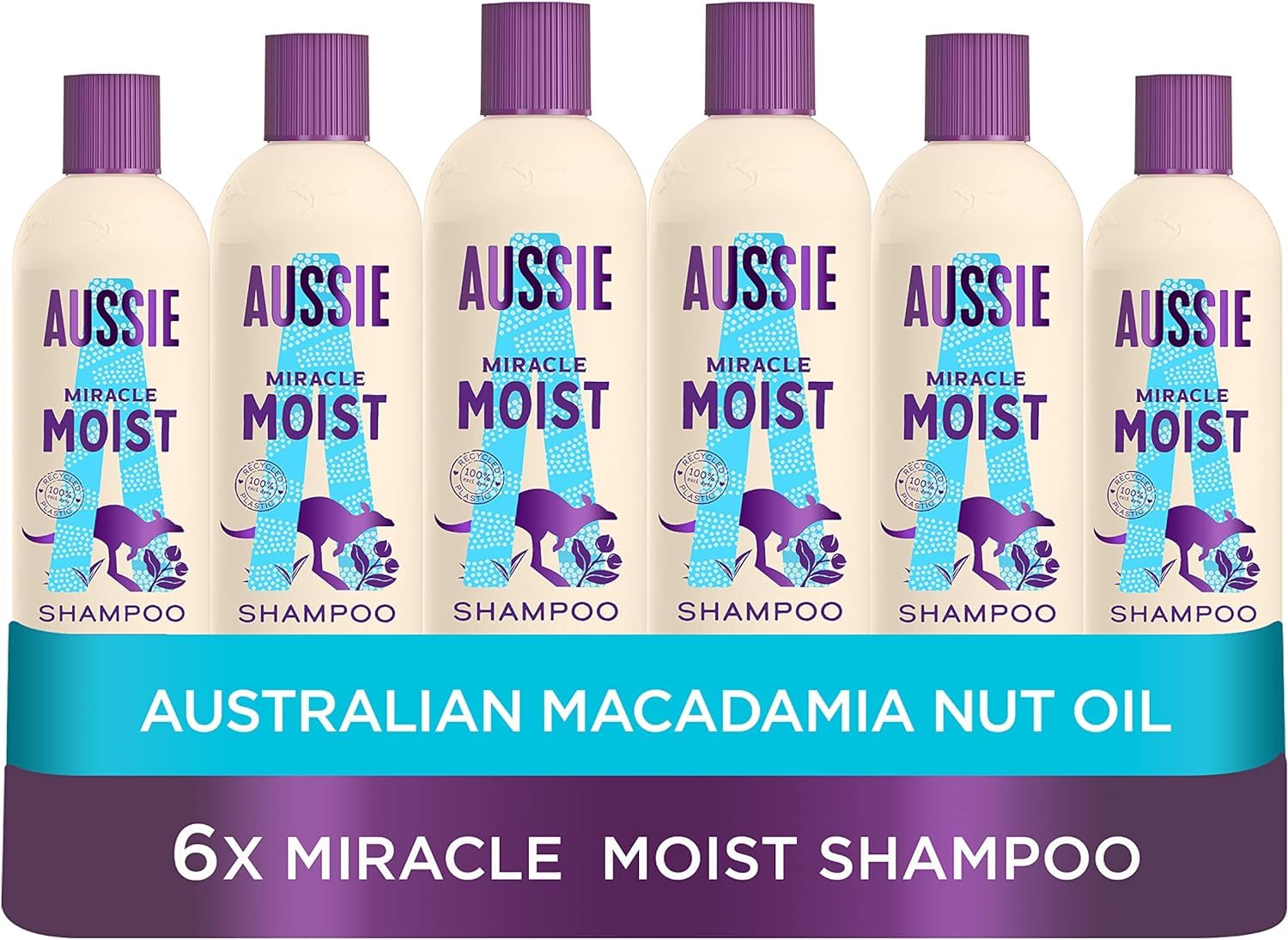 Aussie Miracle Moist Shampoo 300 ml