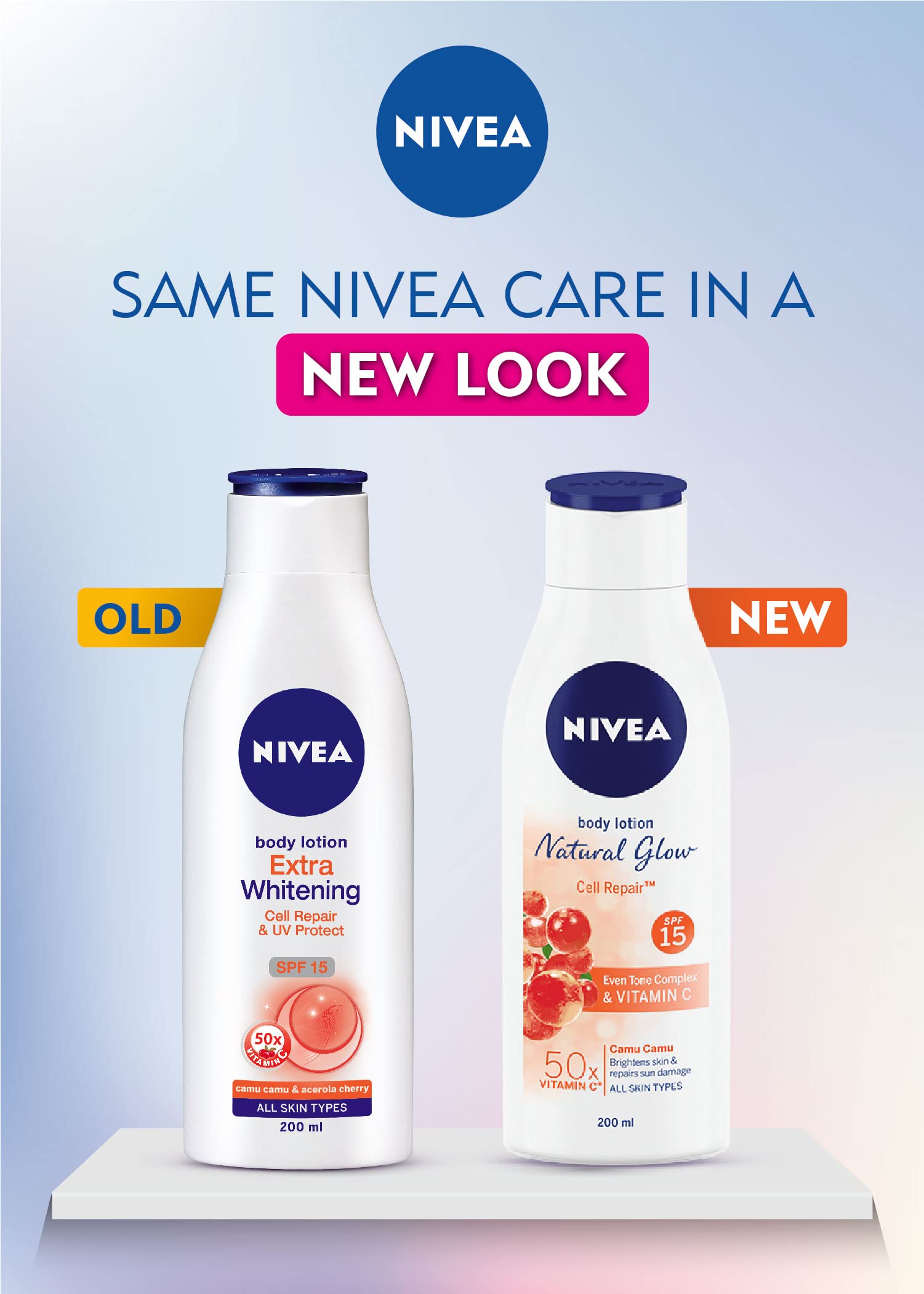 NIVEA Extra Whitening Cell Repair Lotion SPF 15