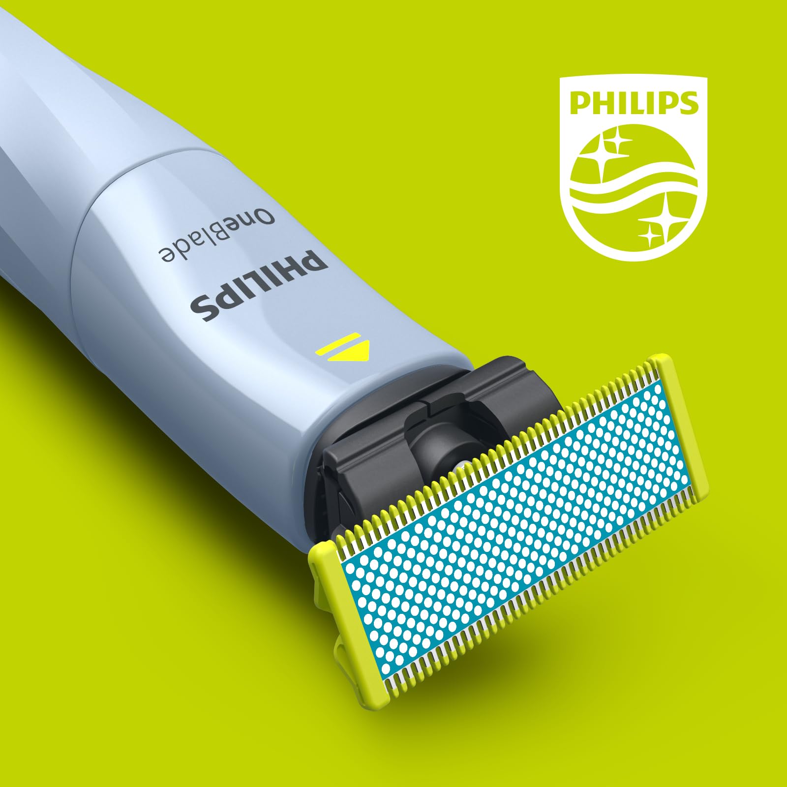 Philips OneBlade First Shave, Authentic Teen Hybrid Electric Shaver. Incl. 2X Anti-Friction Blades (8 Months Supply), Model QP1324/30