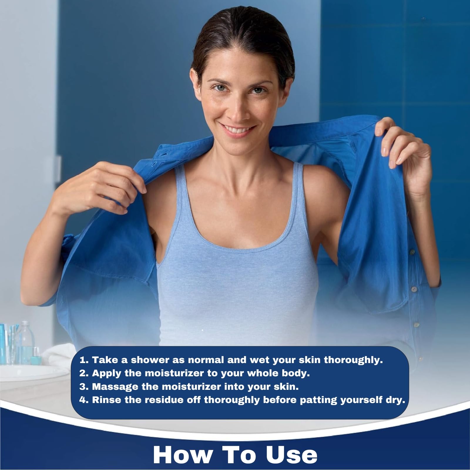 NIVEA In-Shower Body Lotion Duo for Dry Skin 800 ml