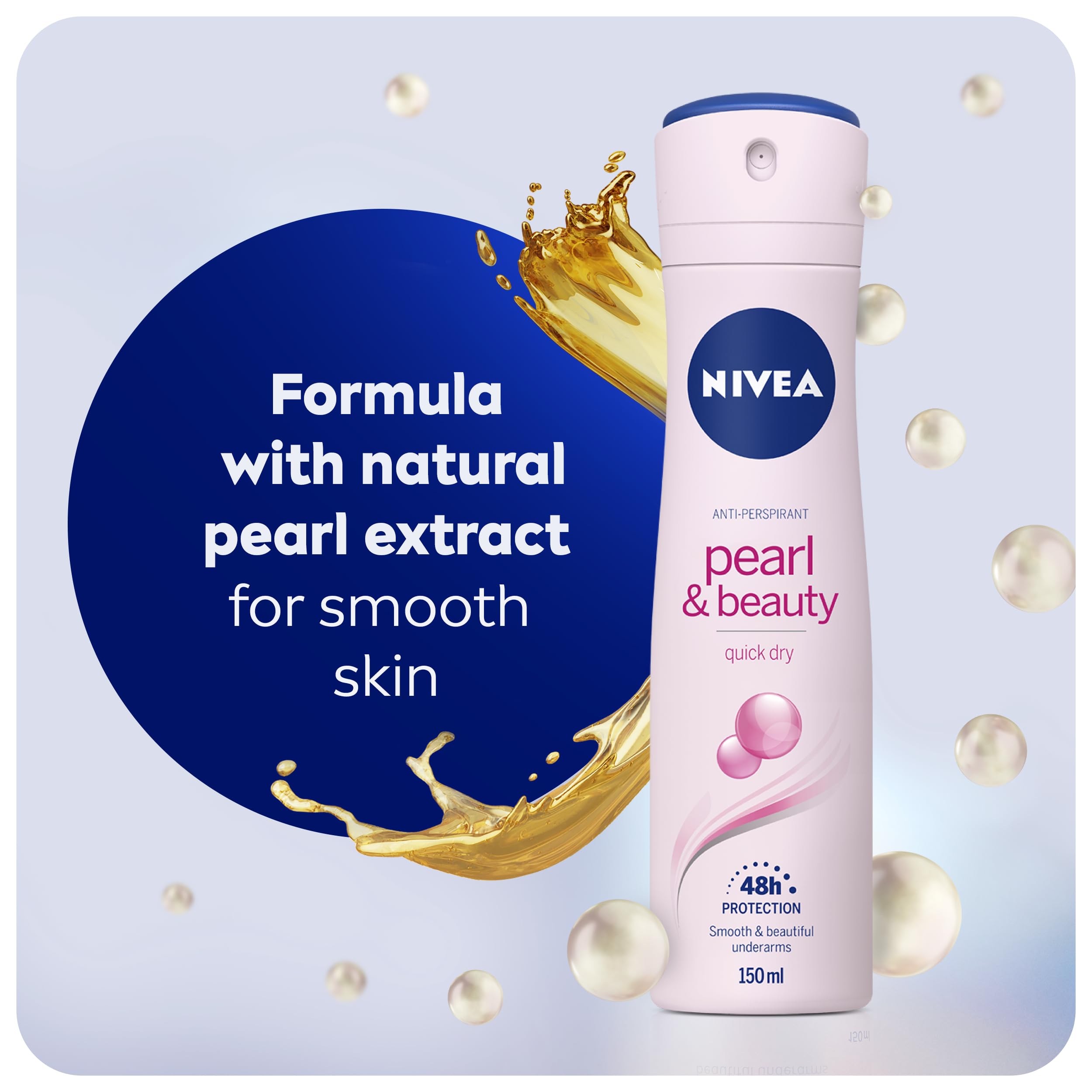 NIVEA Pearl & Beauty Anti-Perspirant Spray 150ml