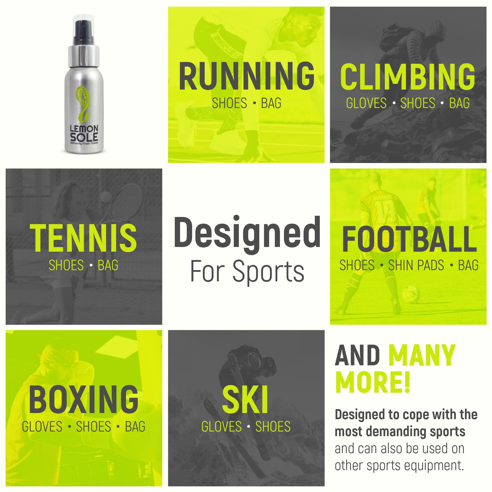 Lemon Sole Natural Shoe Deodoriser 30ml
