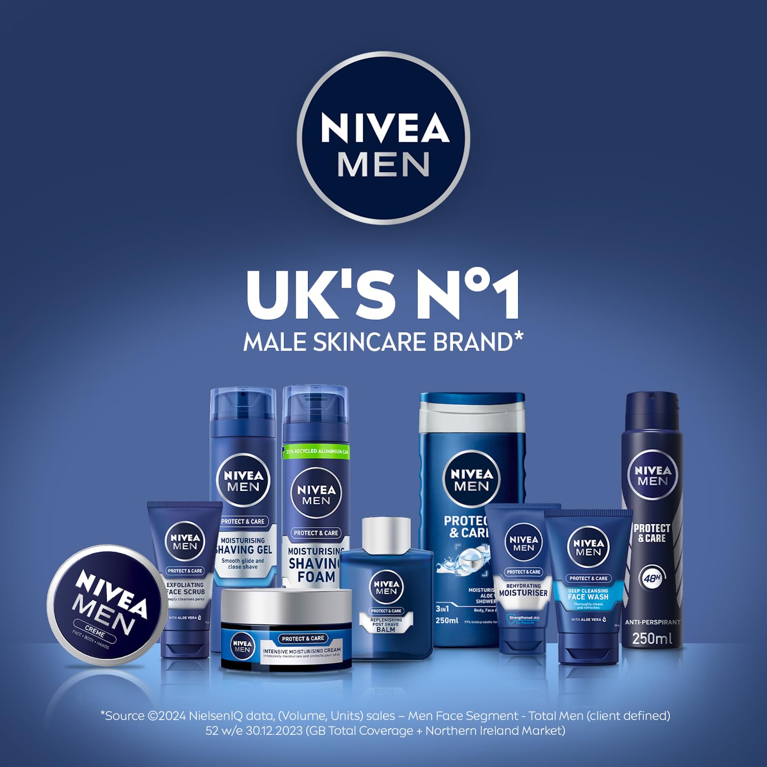 NIVEA Men Intensive Skin Care Cream - Pack of 5