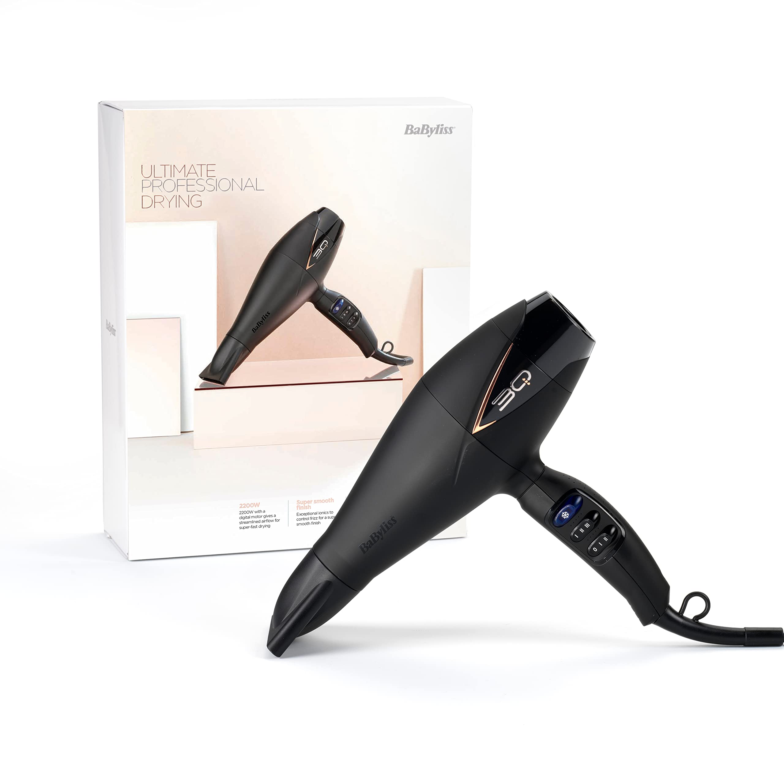 BaByliss 3Q Professional Hair Dryer - Black